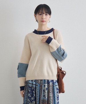 ワンピース TRデニムドッキングワンピース ユマコシノ ワンピース TRデニムドッキングワンピース ユマコシノ