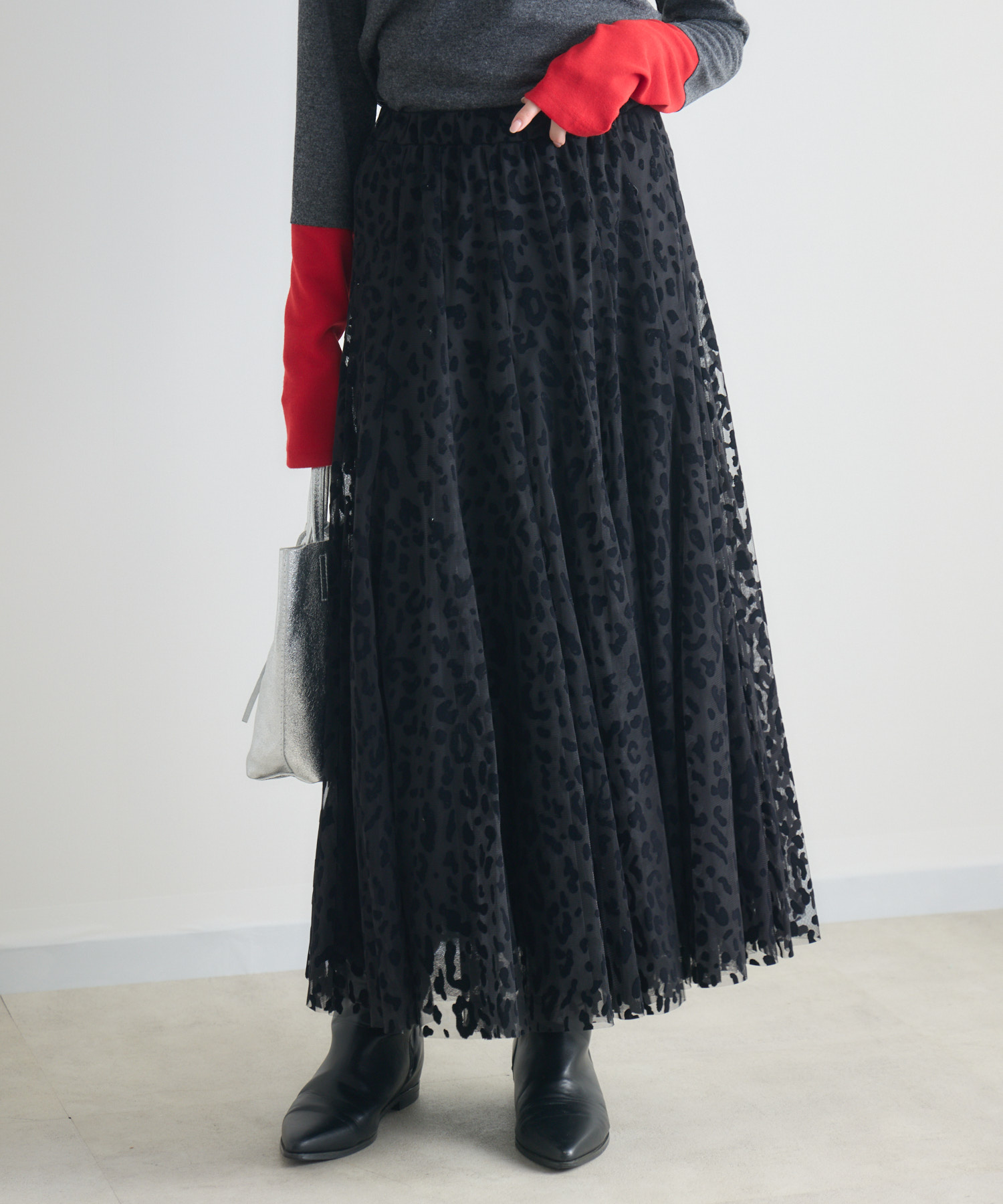 TRANOI. レオパードチュールスカート | IKG crossing