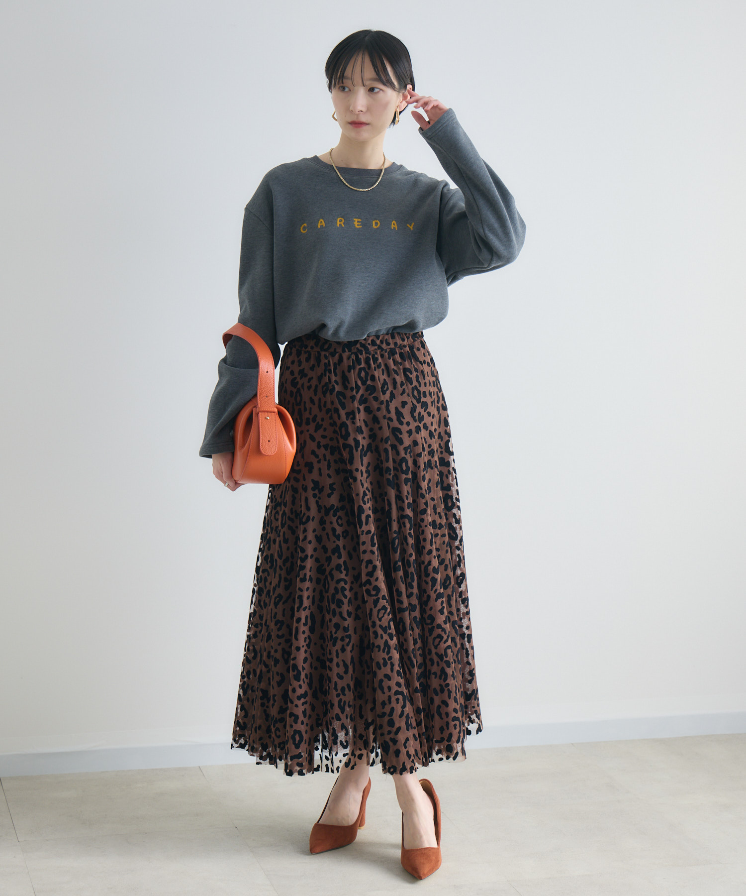 TRANOI. レオパードチュールスカート | IKG crossing