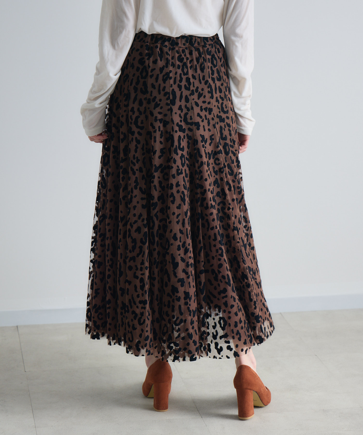 TRANOI. レオパードチュールスカート | IKG crossing