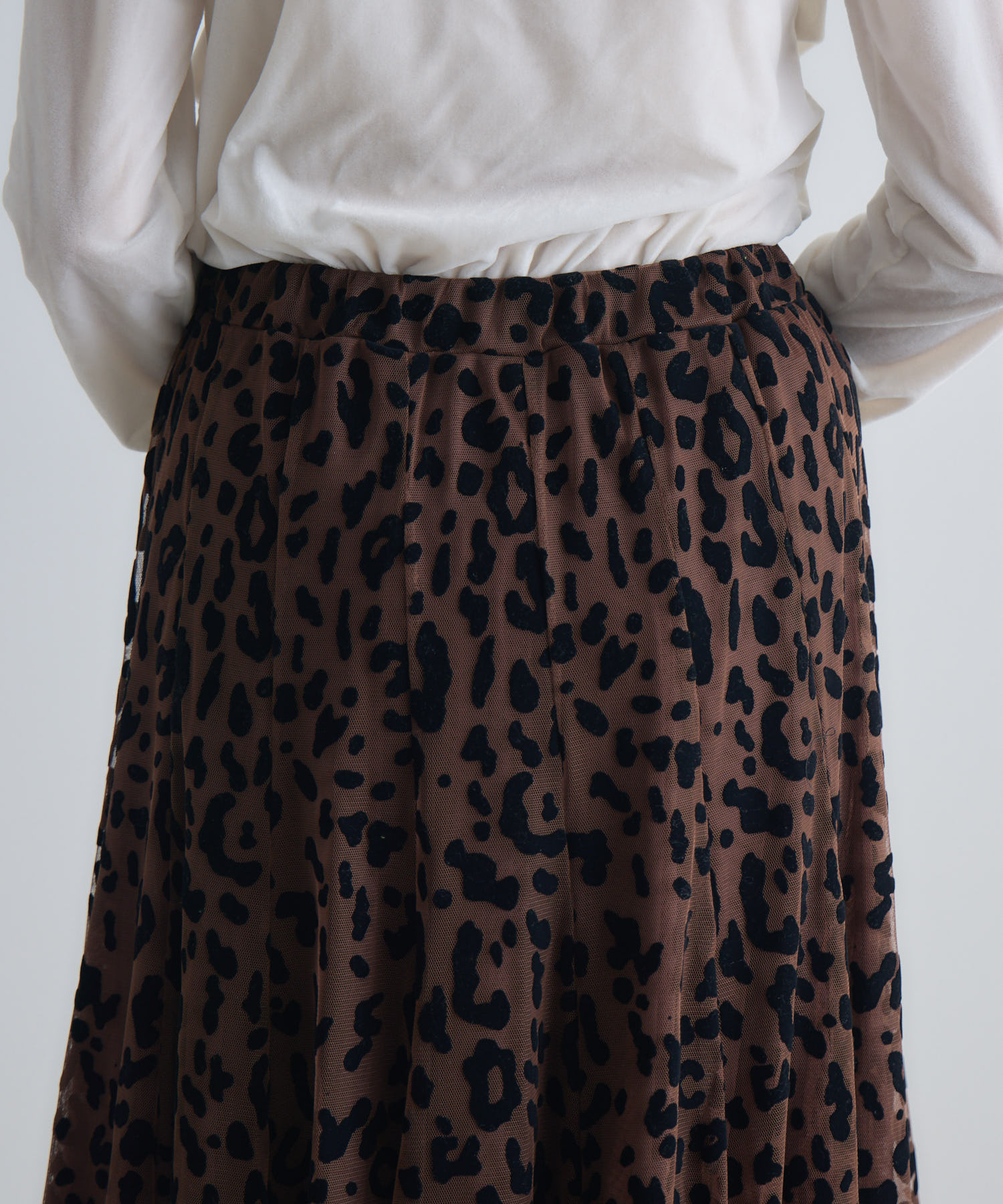 TRANOI. レオパードチュールスカート | IKG crossing