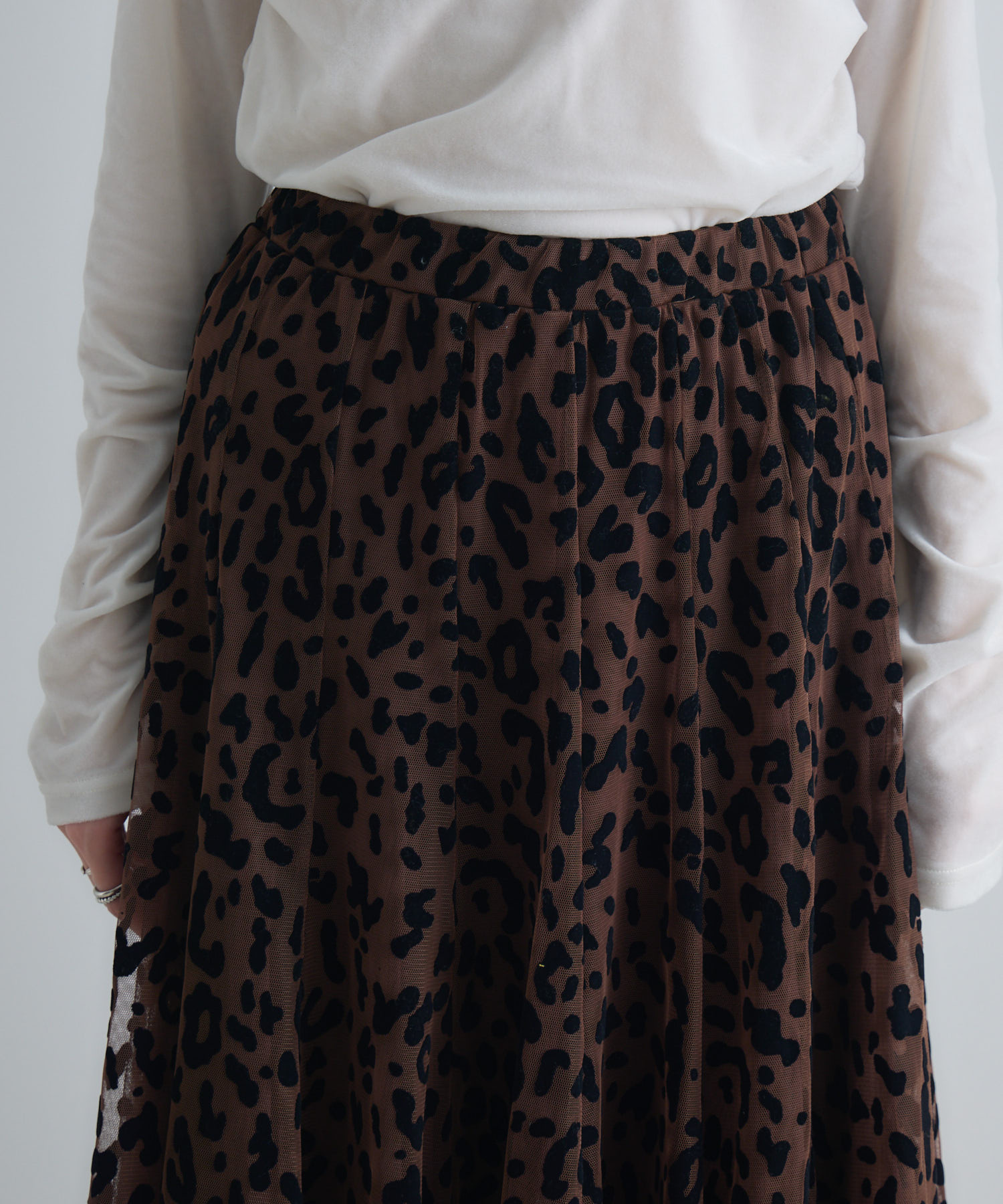TRANOI. レオパードチュールスカート | IKG crossing