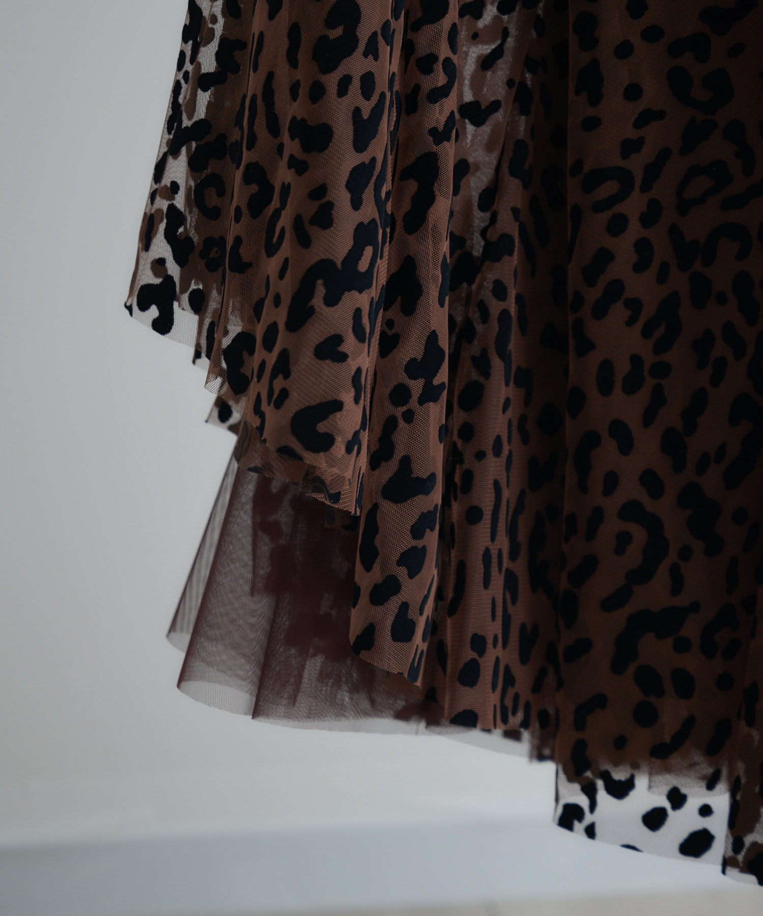TRANOI. レオパードチュールスカート | IKG crossing