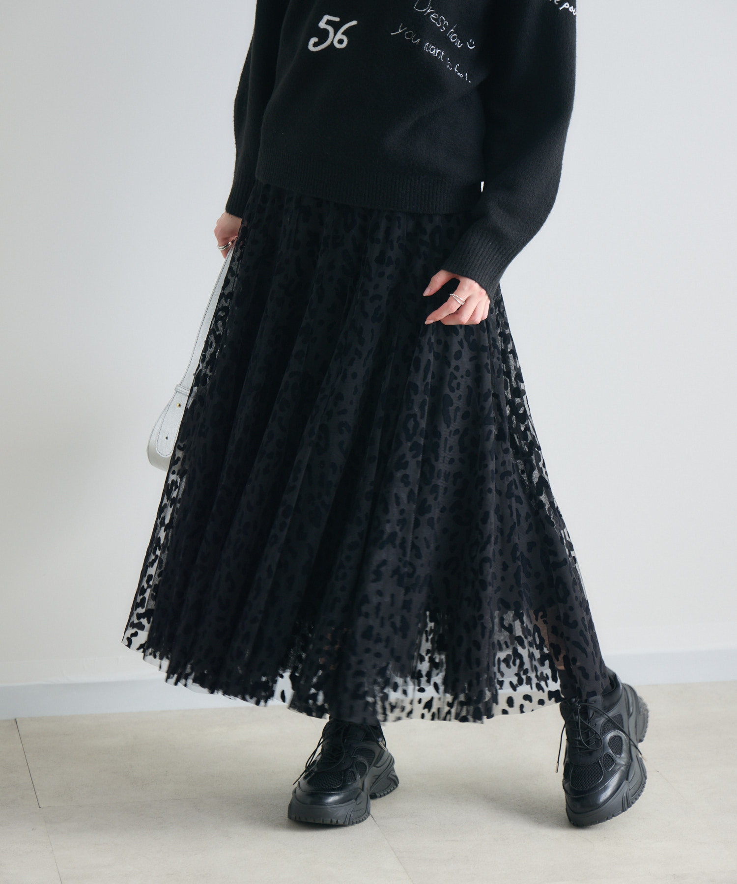 TRANOI. レオパードチュールスカート | IKG crossing