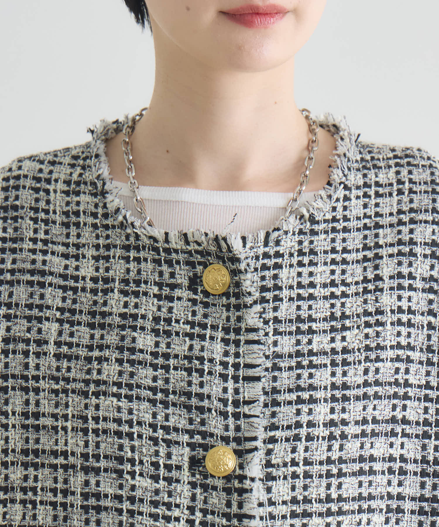 Dignite Collier ドルマンツイードジャケット | IKG crossing