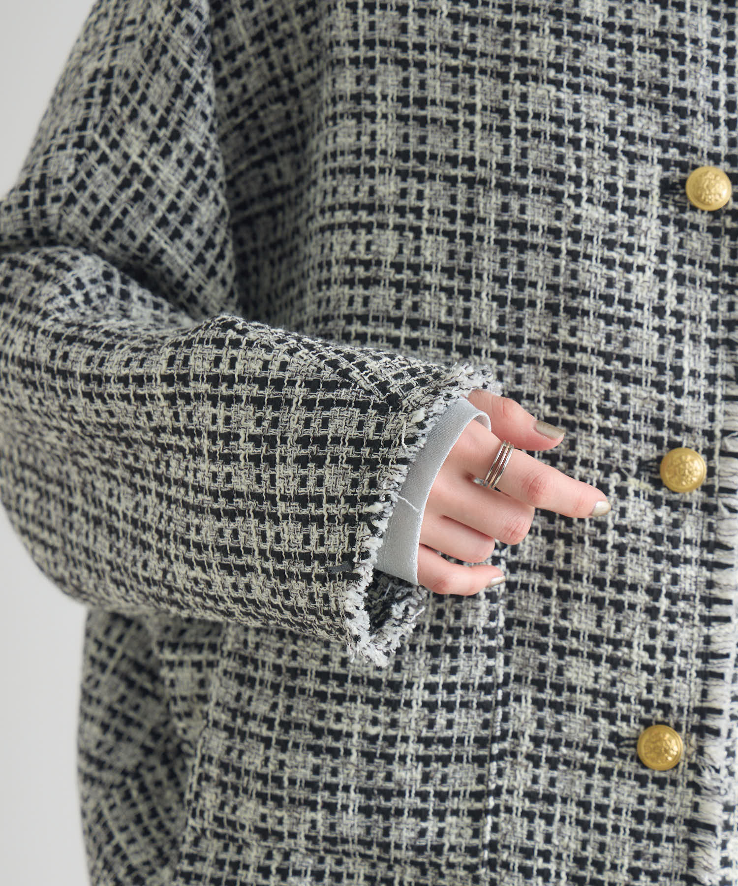 Dignite Collier ドルマンツイードジャケット | IKG crossing