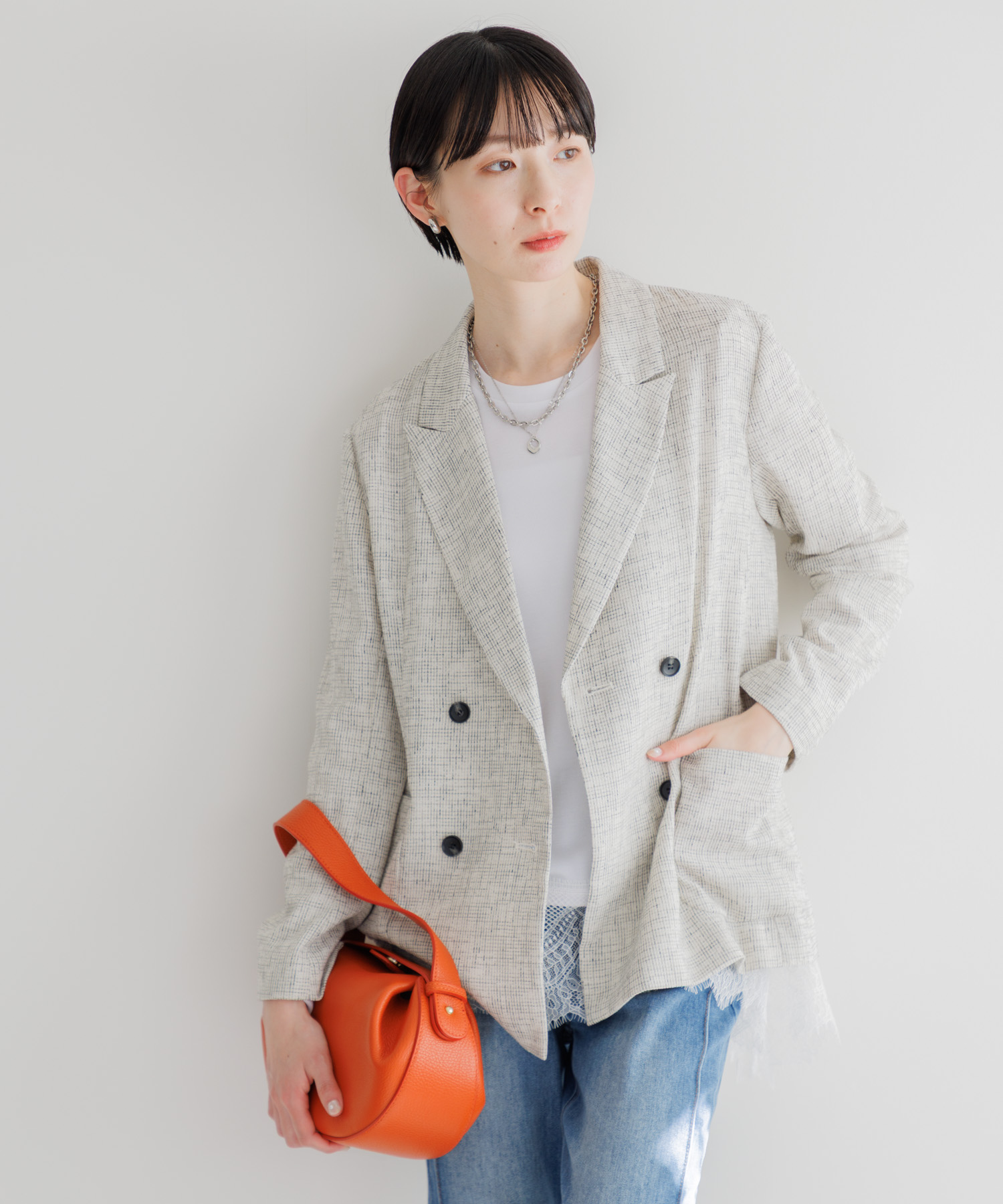 Dignite Collier WEB限定シアーツイードジャケット | IKG crossing