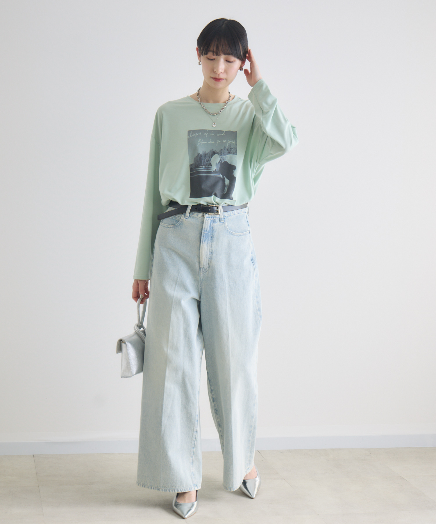 Dignite Collier デニムワイドパンツ | IKG crossing