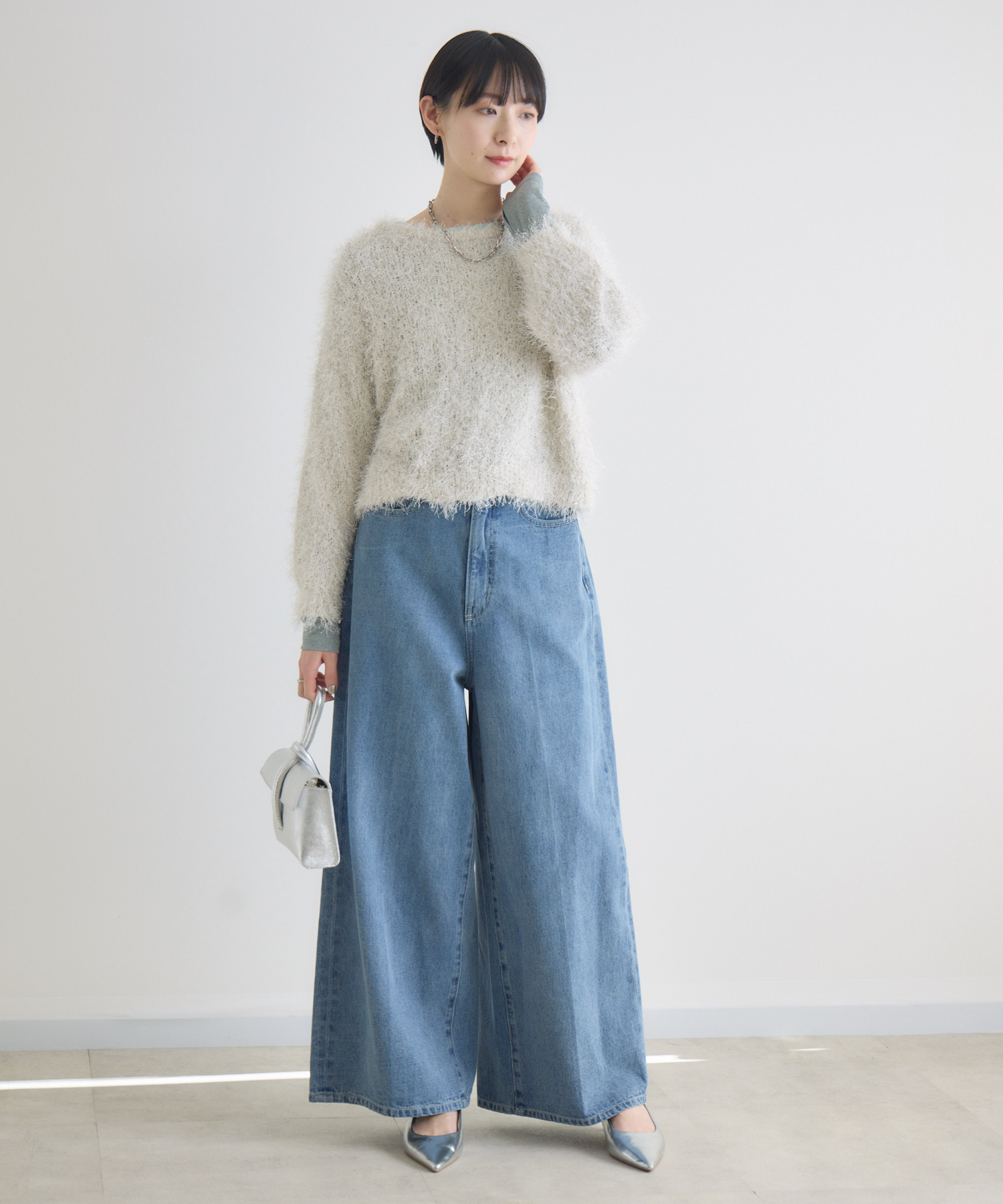 Dignite Collier デニムワイドパンツ | IKG crossing