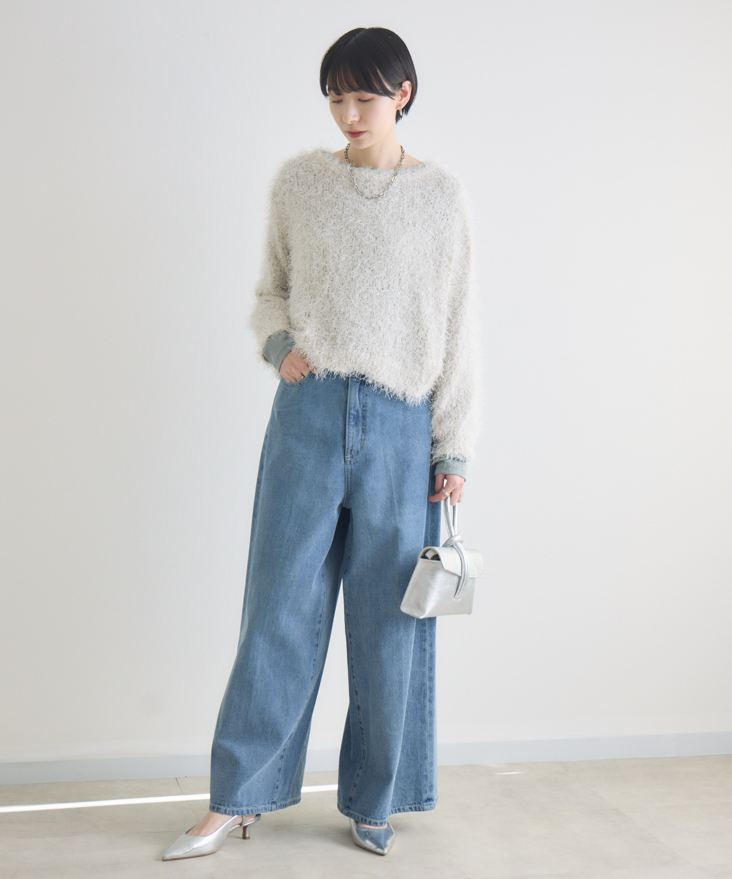 Dignite Collier デニムワイドパンツ | IKG crossing