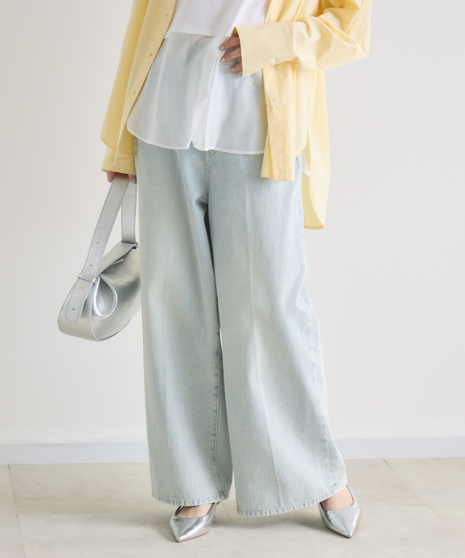 Dignite Collier デニムワイドパンツ | IKG crossing