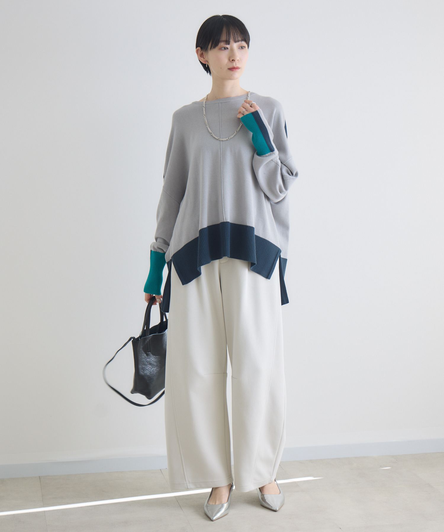 スエットカーブスラックスパンツ | IKG crossing