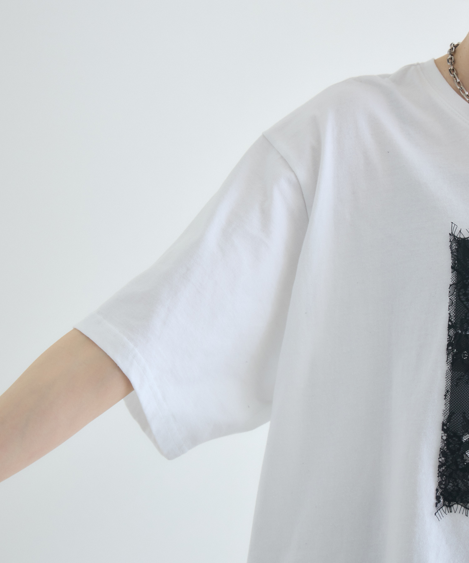 残りわずか】TRANOI. レースワイドTシャツ | IKG crossing