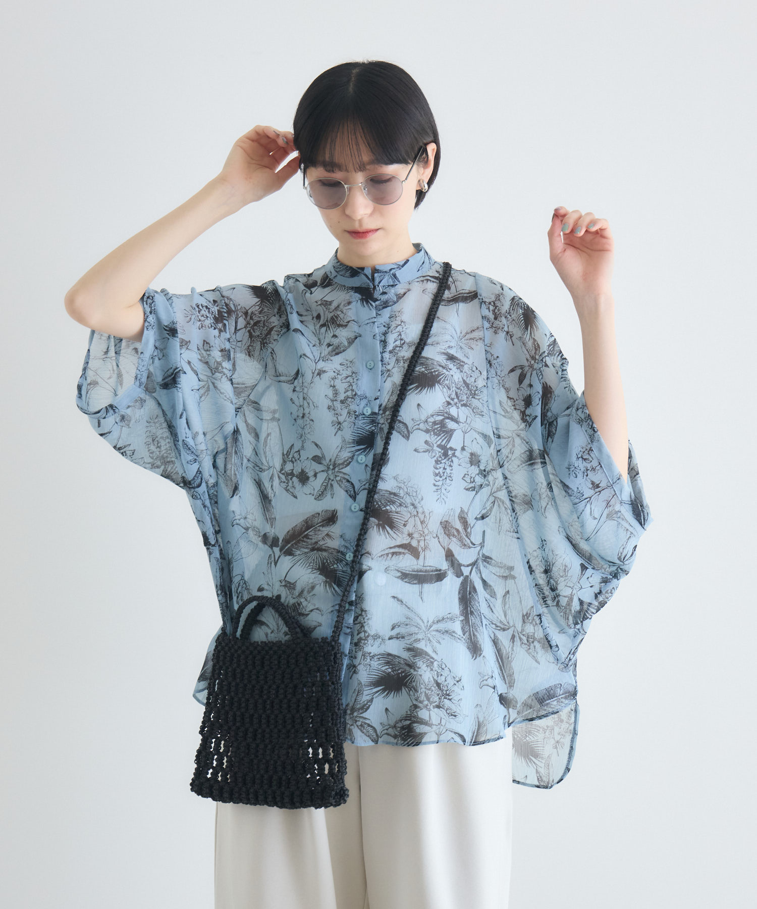 メルシーボークー mercibeaucoup 20SS フジプリ シャツ ドルマ 【公式