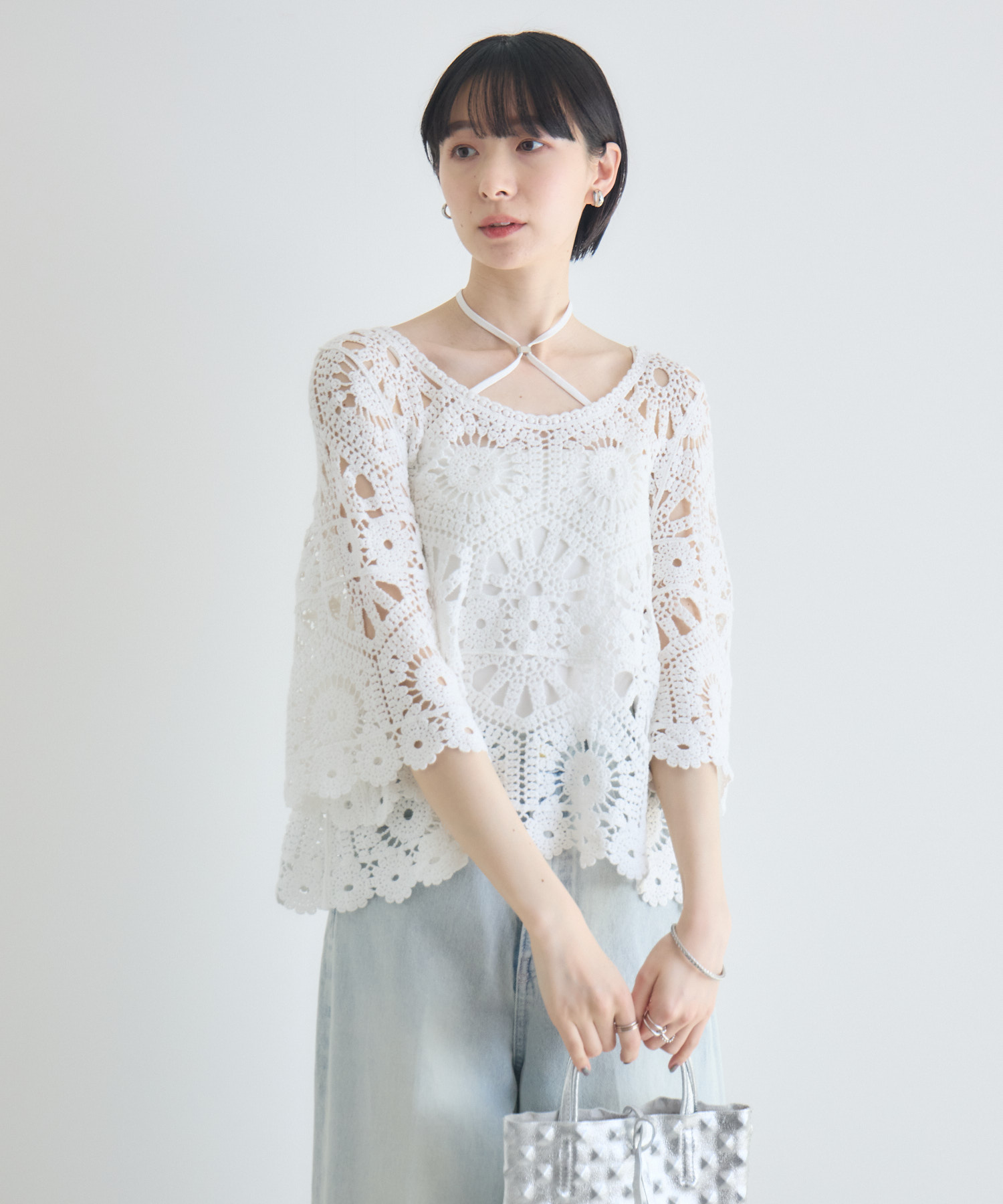 刺繍レースプルオーバー | IKG crossing