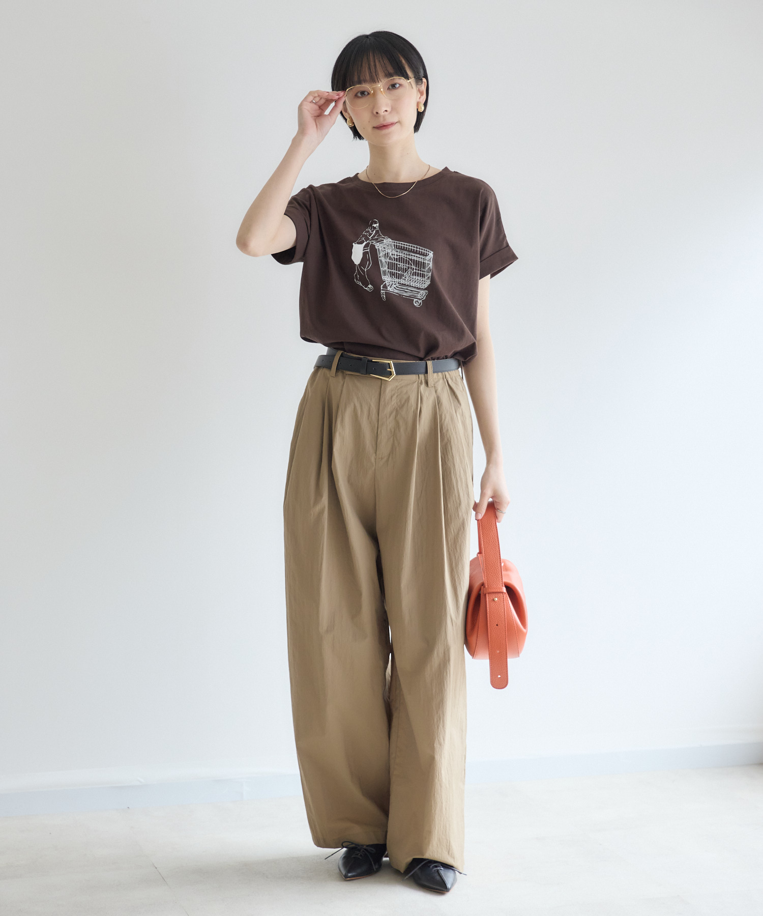 Dignite collier タフタワイドパンツ | IKG crossing