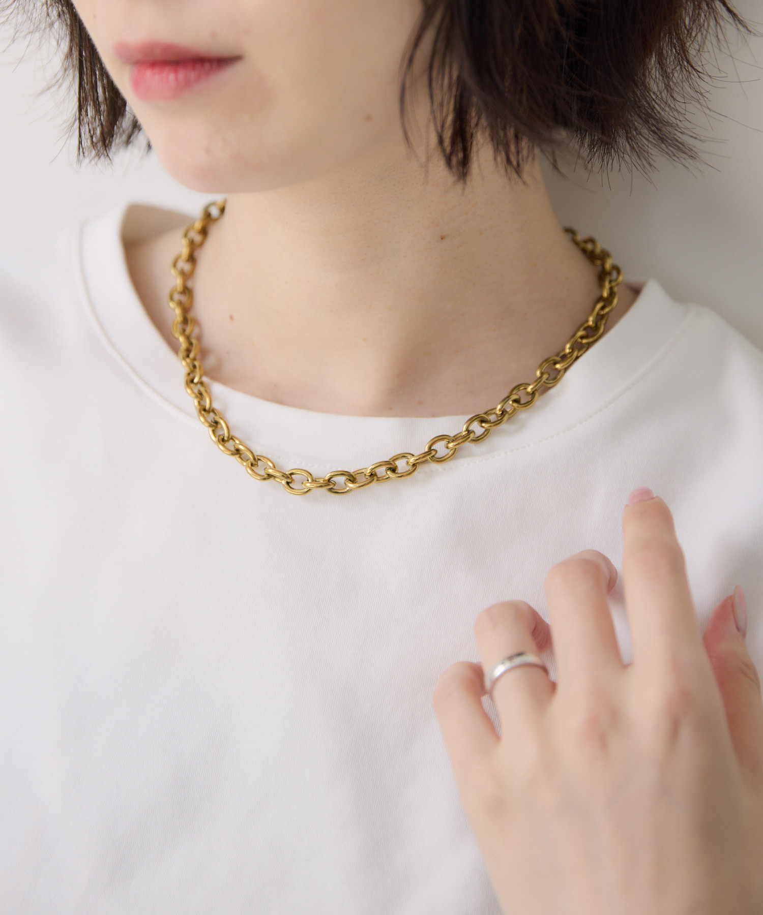 遺品整理 アクセサリー ゴールド チェーンネックレス ブレスレット45g チェーンネックレス | IKG crossing