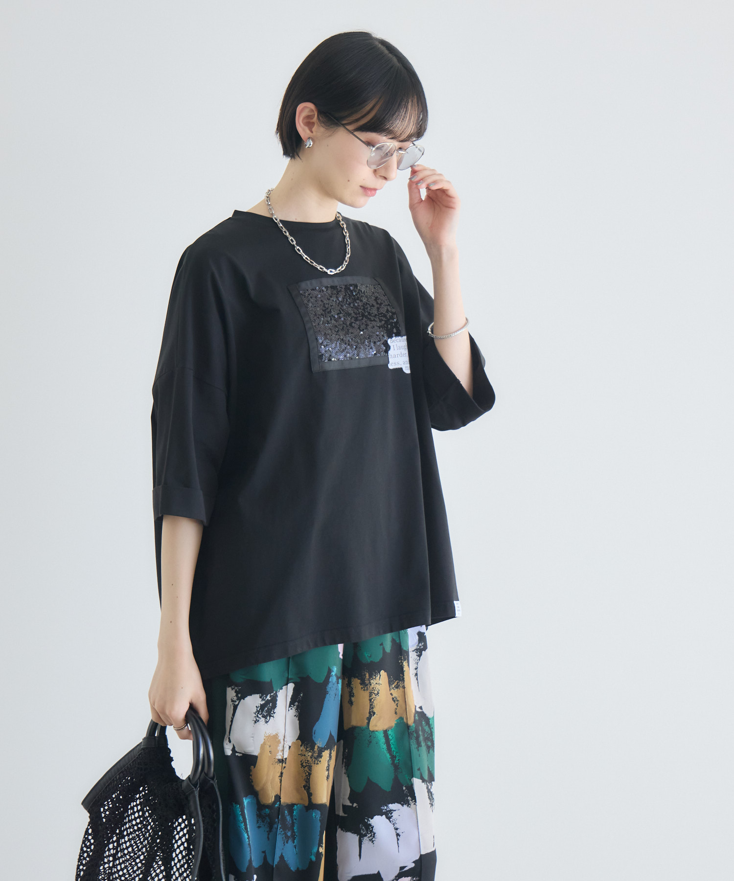 33℃ スパンコールキラキラTシャツ | IKG crossing