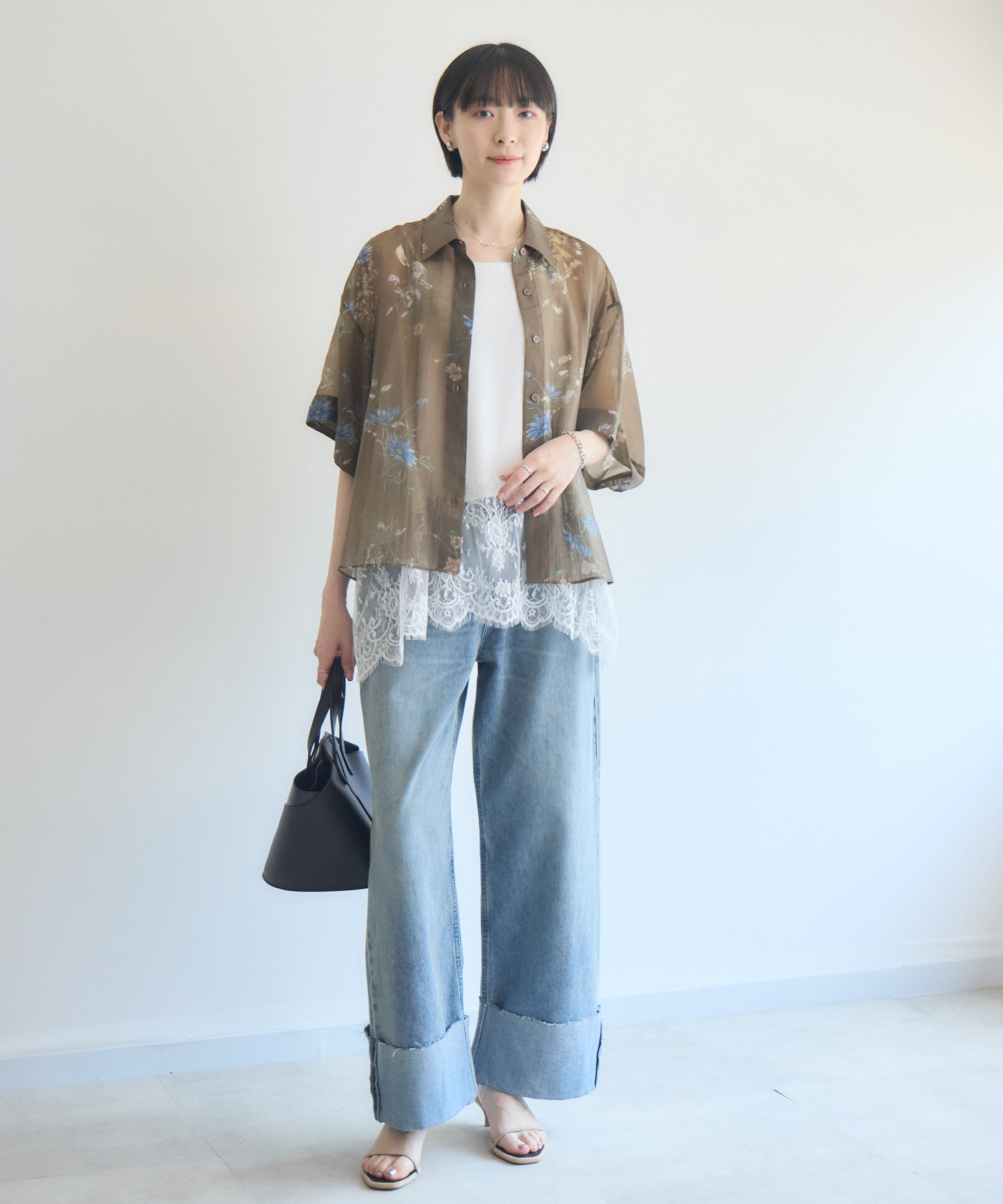 TRANOI. ヴィンテージフラワーシャツ | IKG crossing