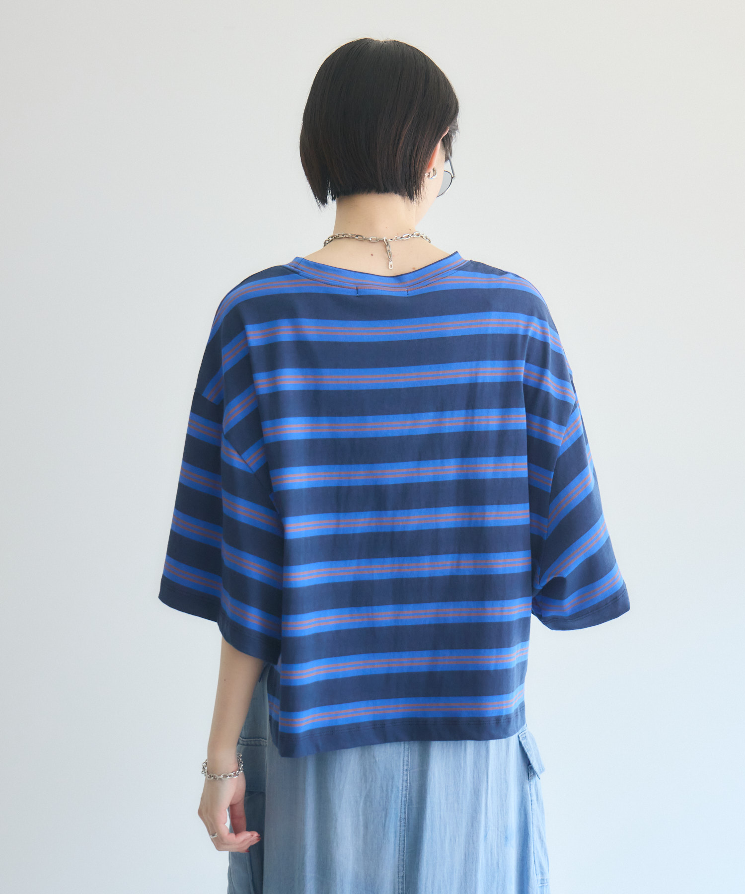 TRANOI. ワイドボーダーTシャツ | IKG crossing