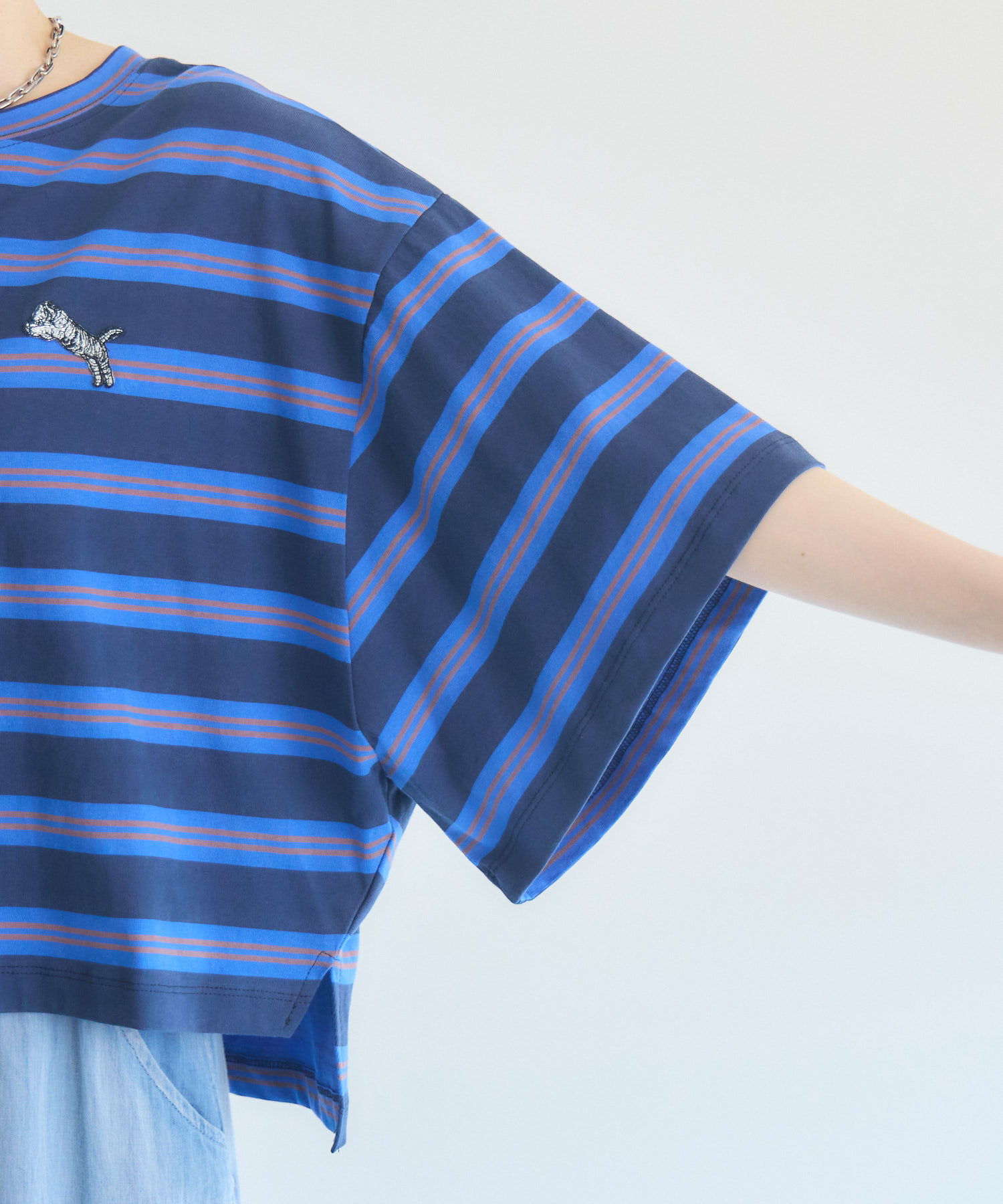 TRANOI. ワイドボーダーTシャツ | IKG crossing