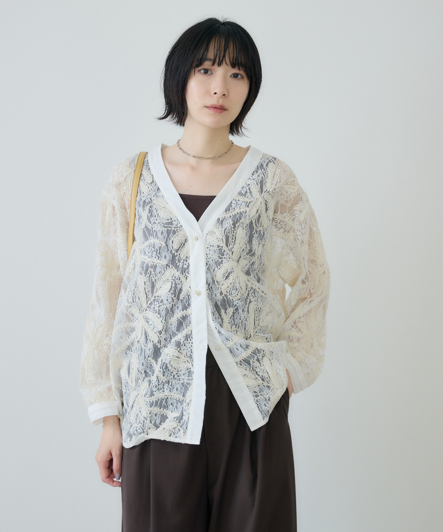 blugirl レースカーディガン Dignite Collier エンブロイダリーレースカーディガン | IKG crossing