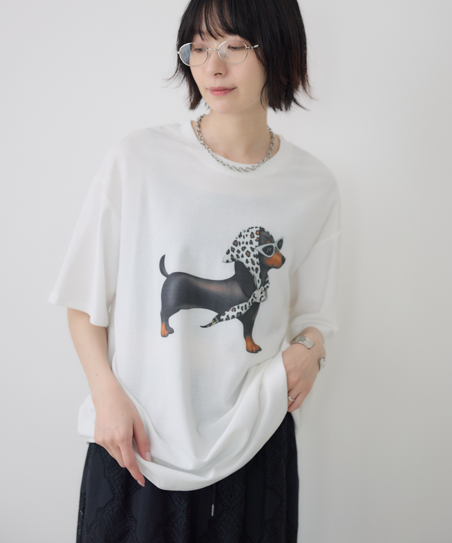 ドッグ柄Tシャツ | IKG crossing