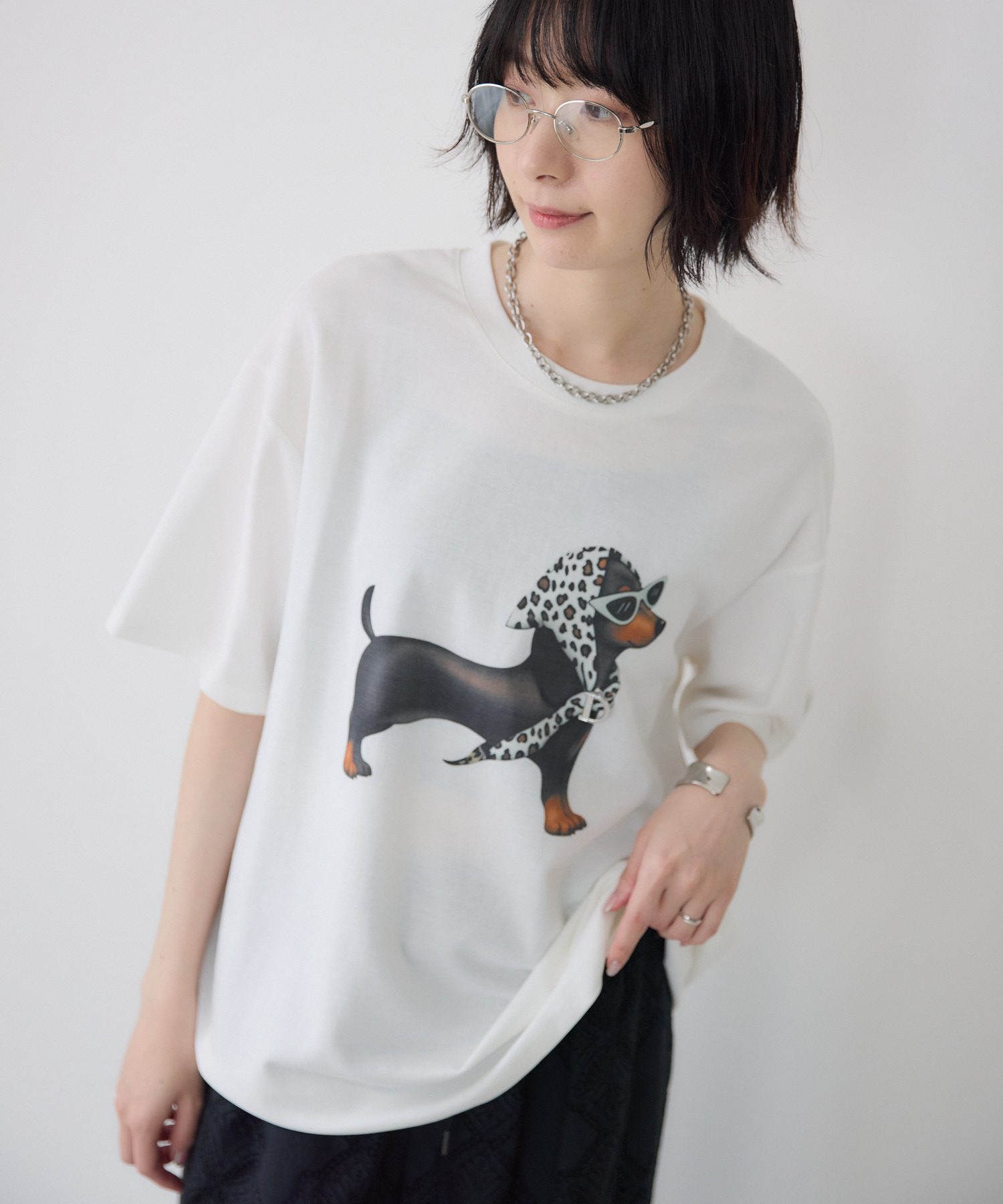 ドッグ柄Tシャツ | IKG crossing