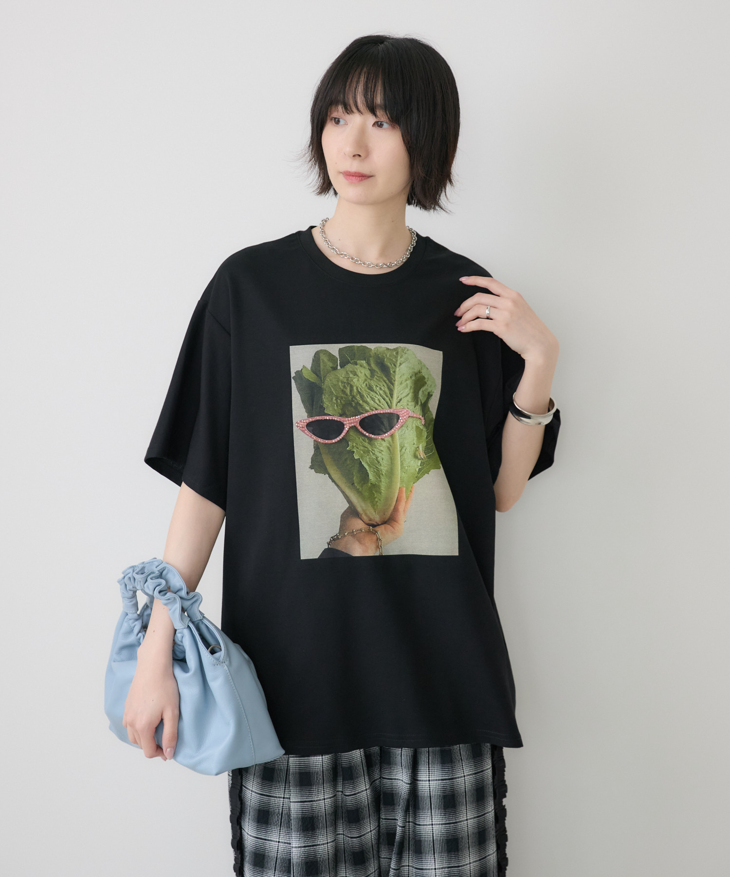 サニーレタスモチーフTシャツ/イラストTシャツ | IKG crossing