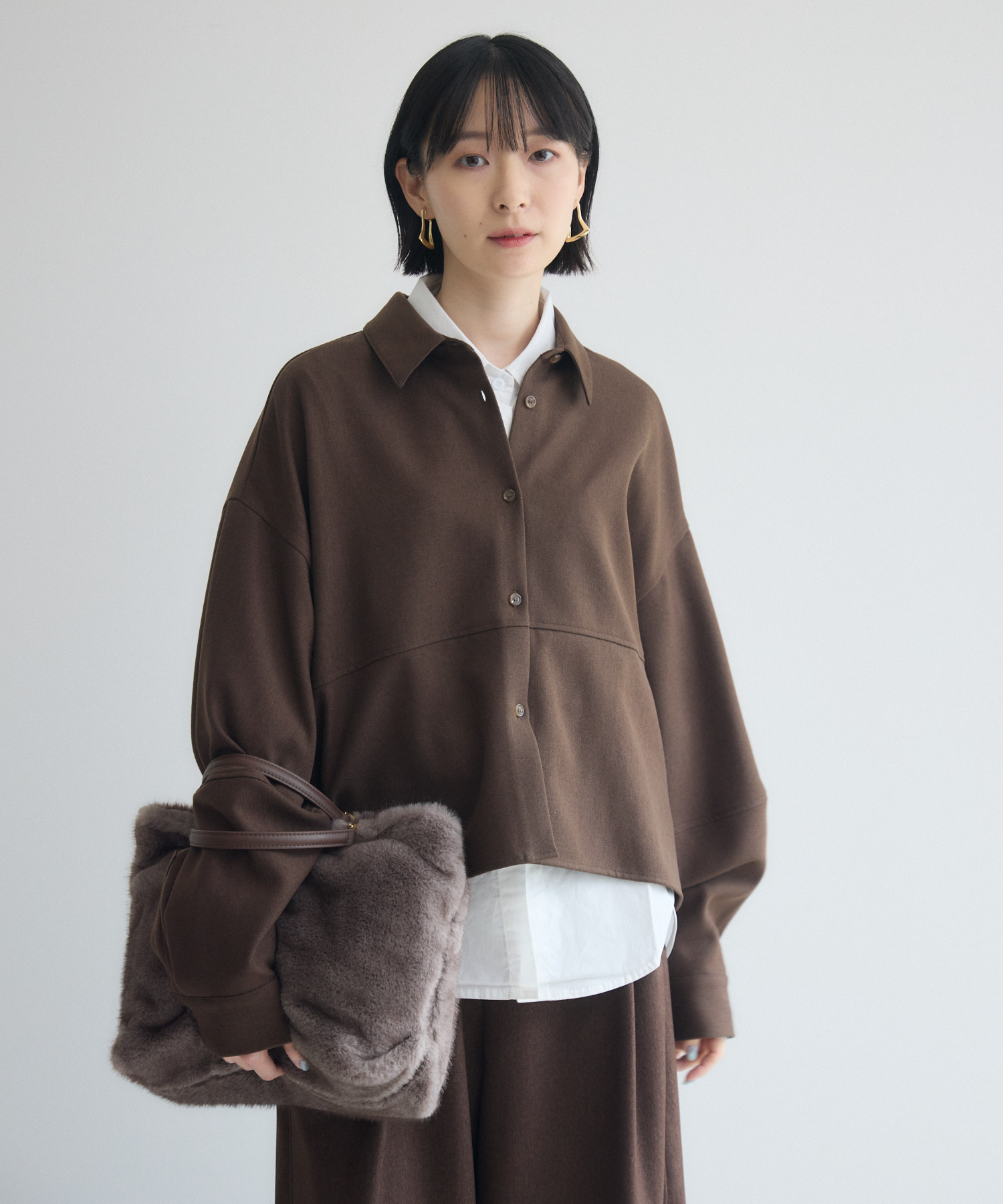cloche 機能素材ランタンスリーブシャツ | IKG crossing