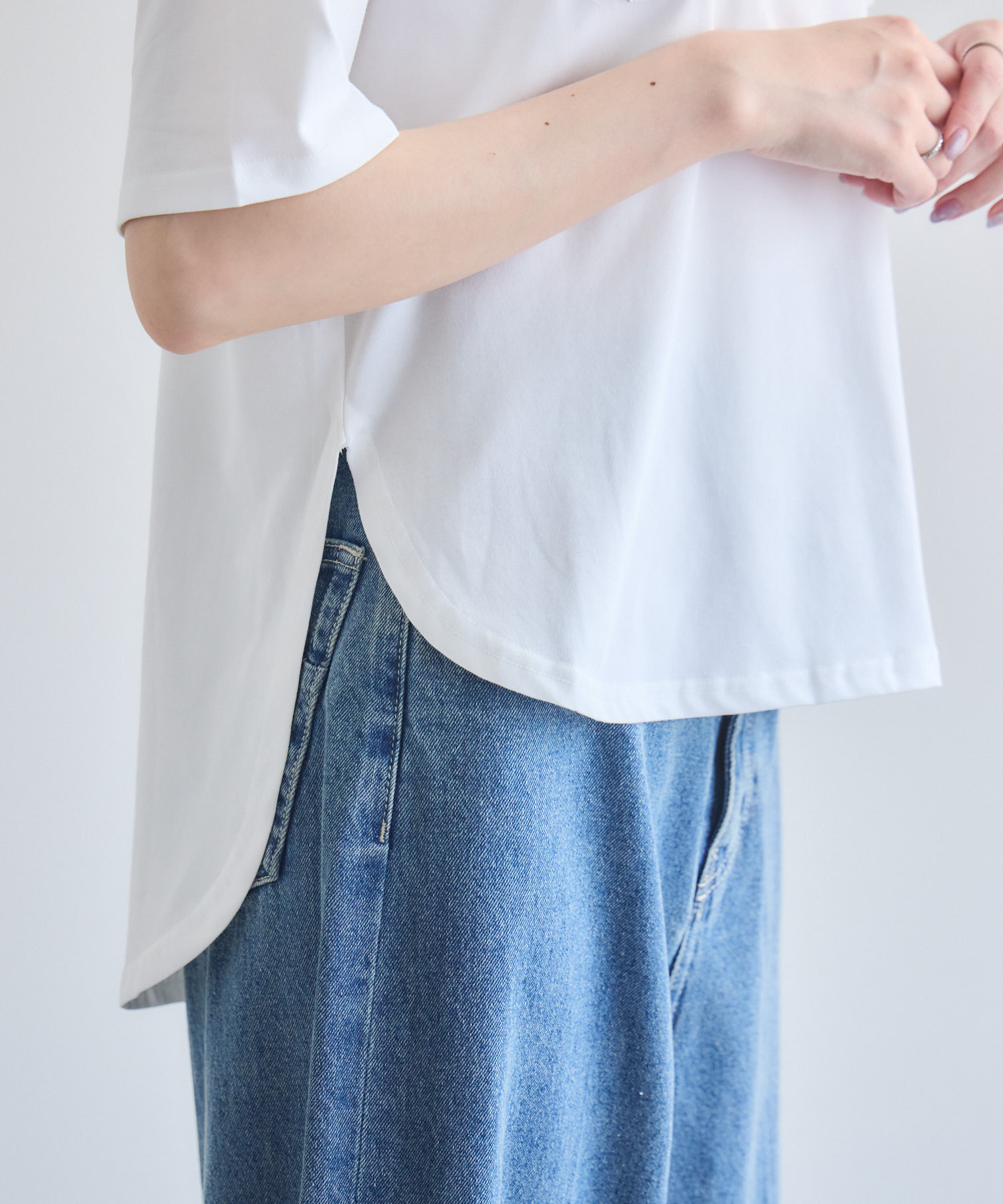 TRANOI. ドットチュールバーラウンドTシャツ | IKG crossing