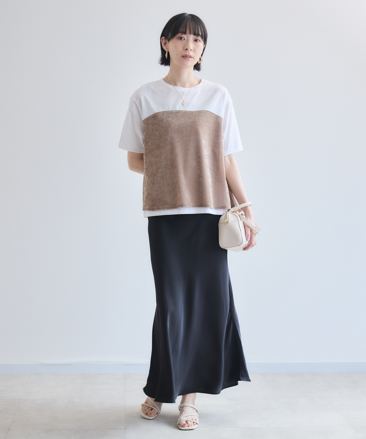 ベロアキャミソールTシャツ | IKG crossing