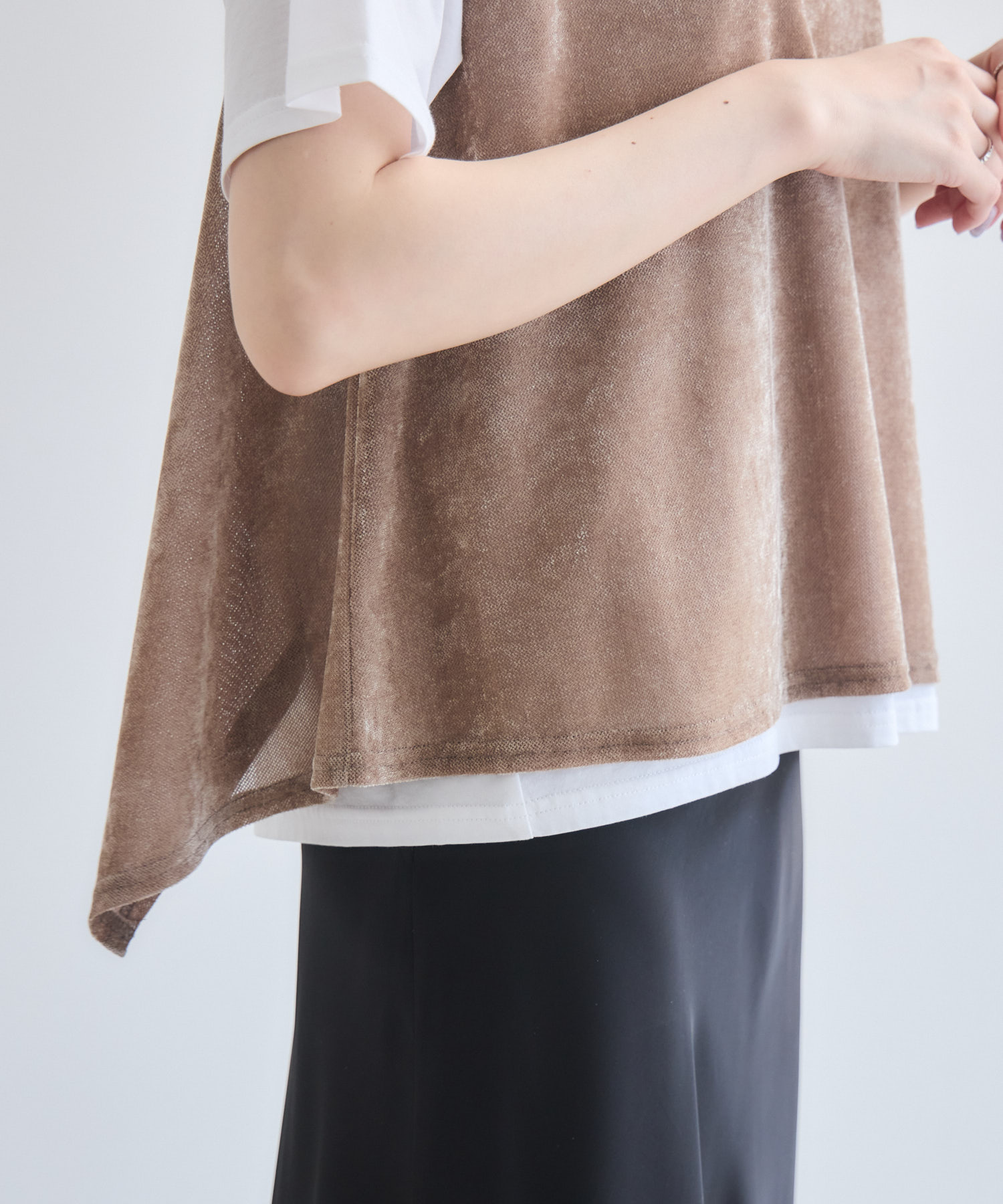 ベロアキャミソールTシャツ | IKG crossing