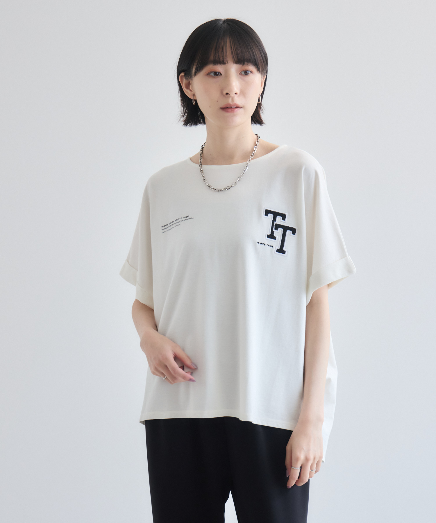33℃ 接触冷感 ドロップTTロゴTシャツ | IKG crossing