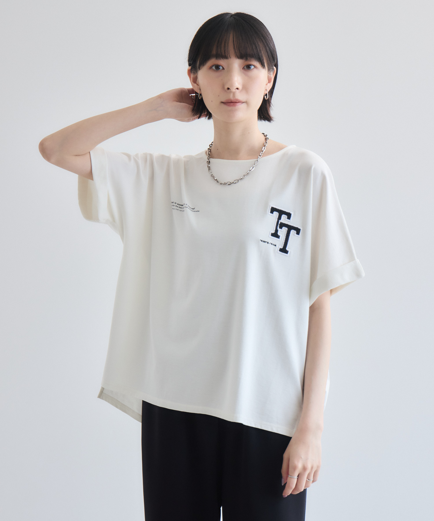33℃ 接触冷感 ドロップTTロゴTシャツ | IKG crossing