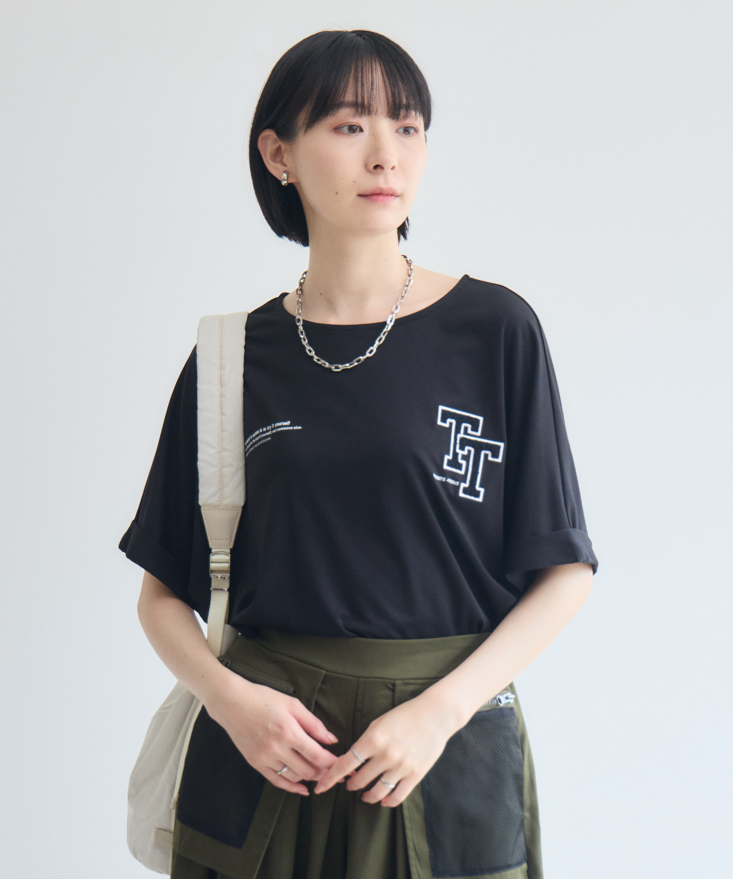 33℃ 接触冷感 ドロップTTロゴTシャツ | IKG crossing