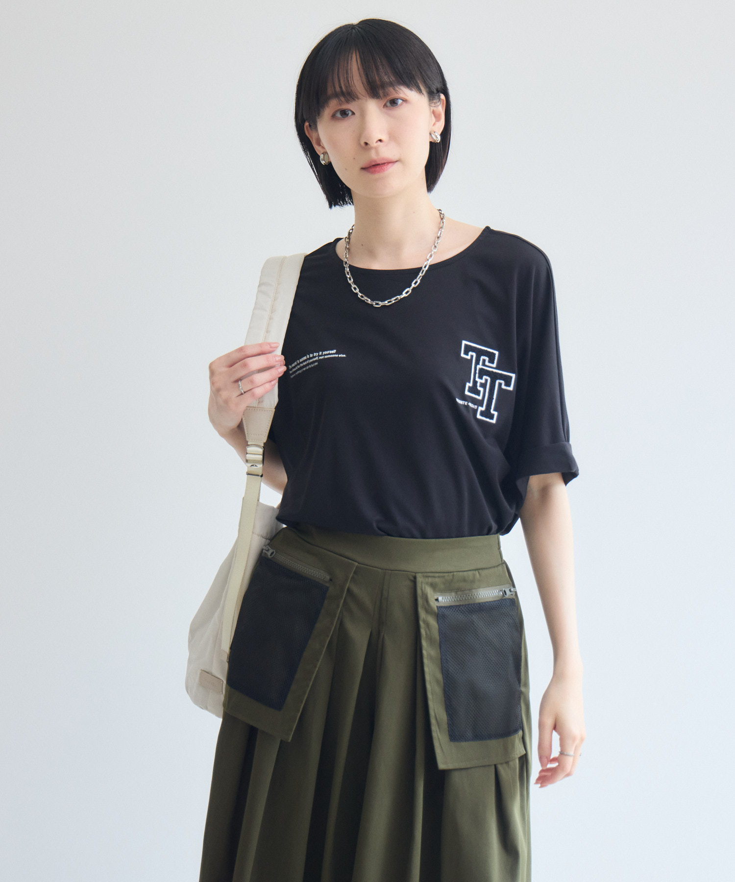 33℃ 接触冷感 ドロップTTロゴTシャツ | IKG crossing