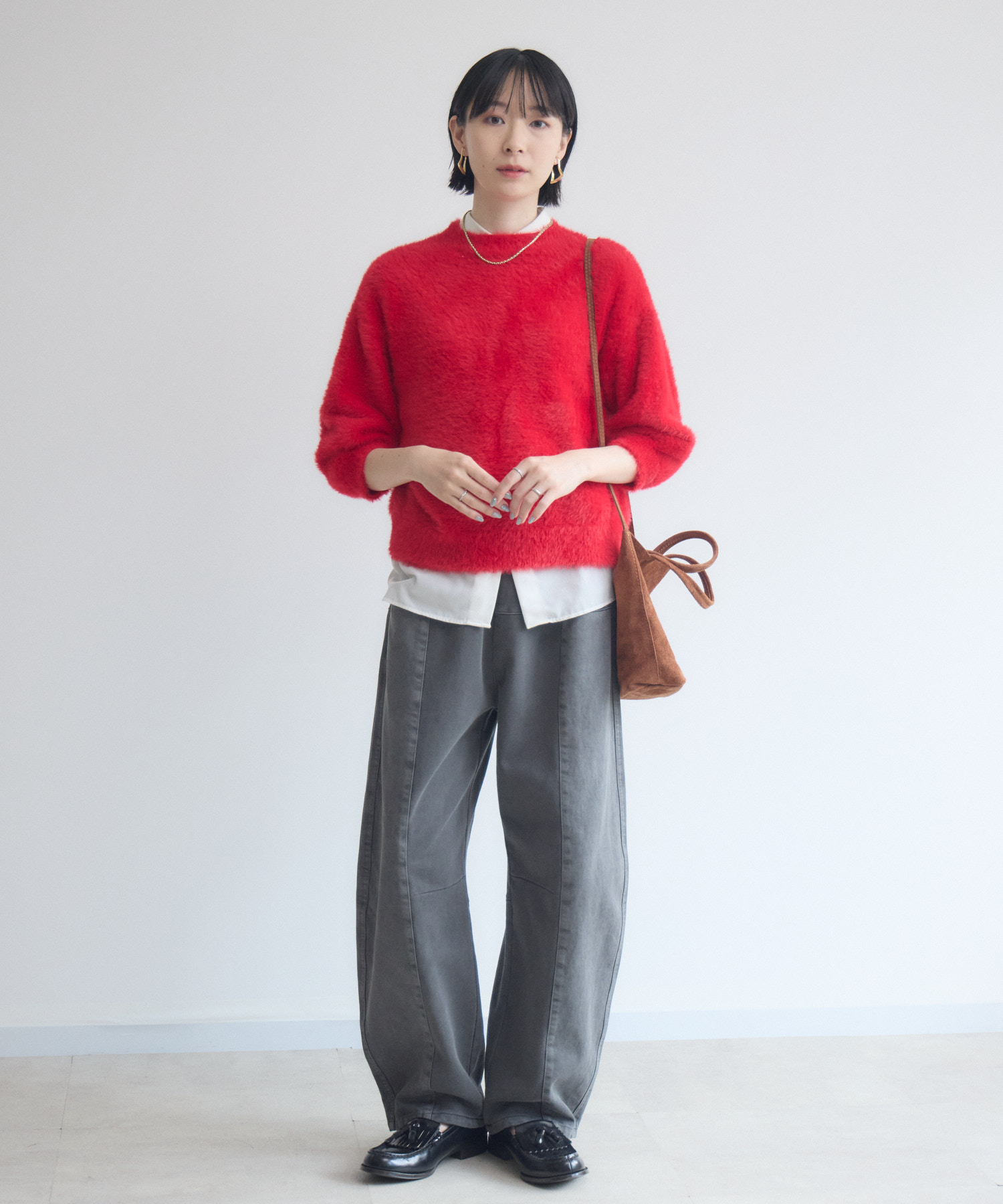 Dignite Collier ガーメントダイサイド切替パンツ | IKG crossing