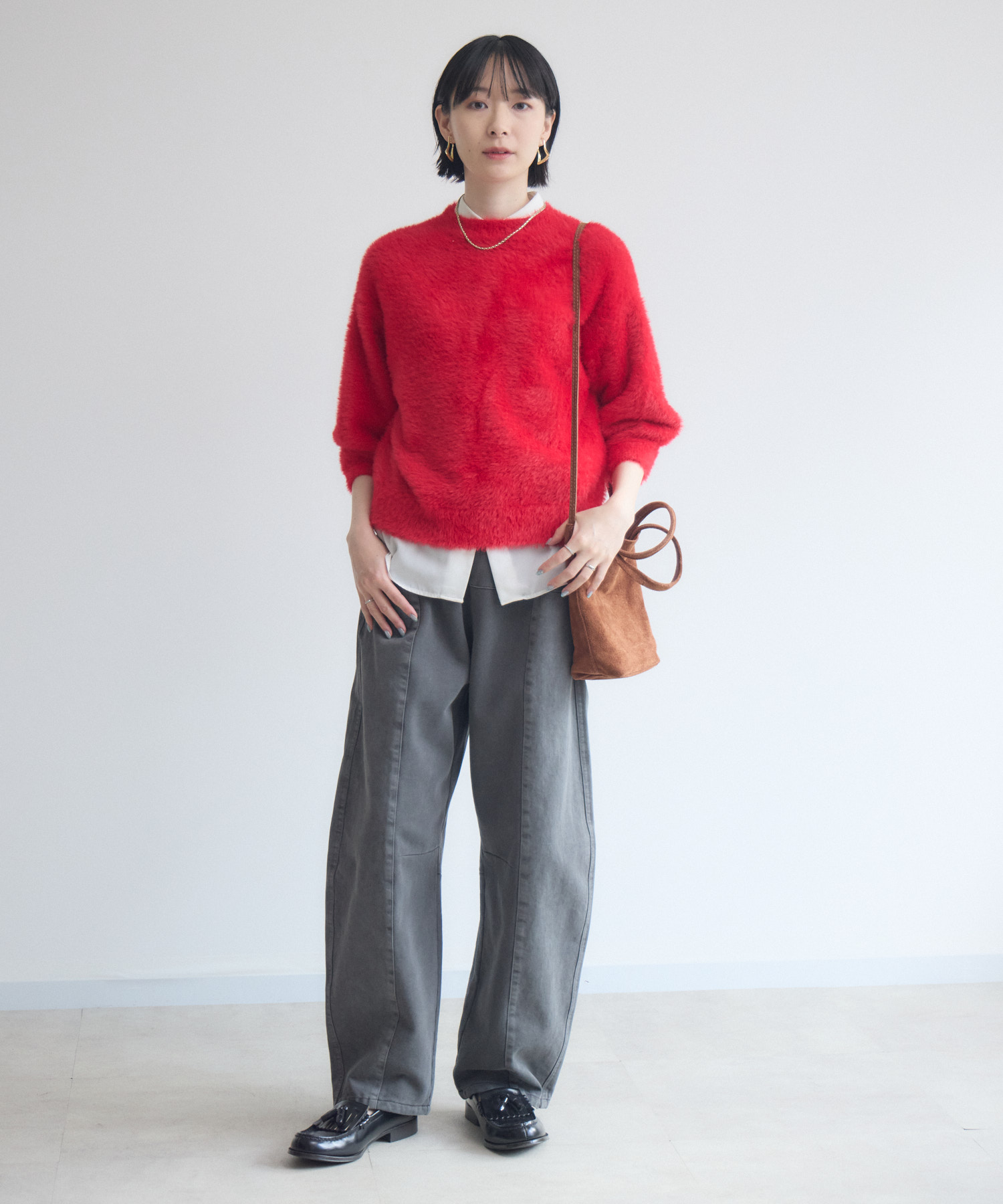 Dignite Collier ガーメントダイサイド切替パンツ | IKG crossing