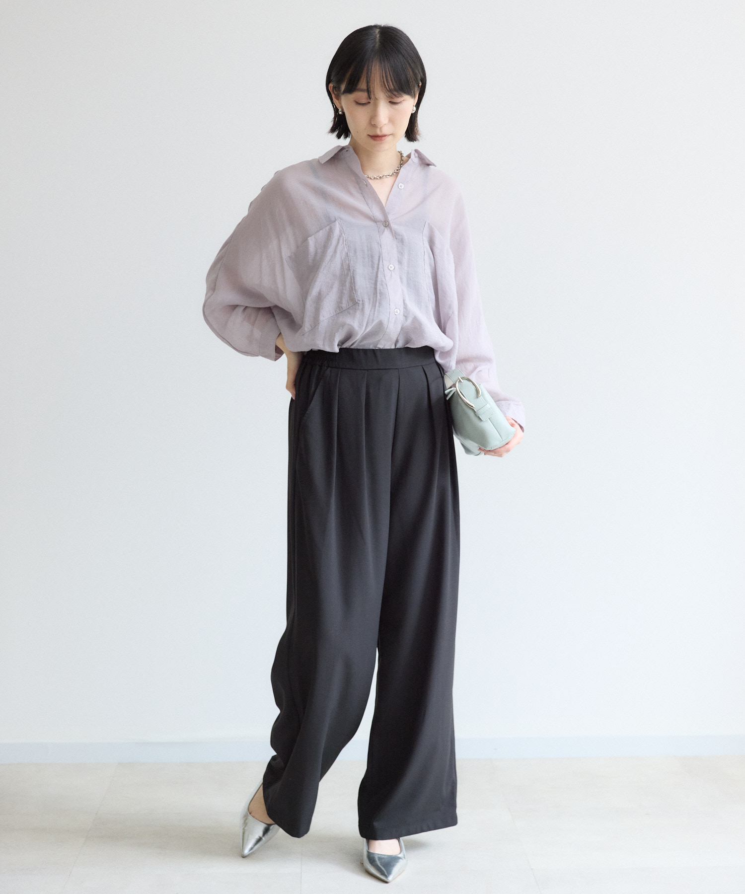 自分丈が見つかる軽やかワイドパンツ | IKG crossing