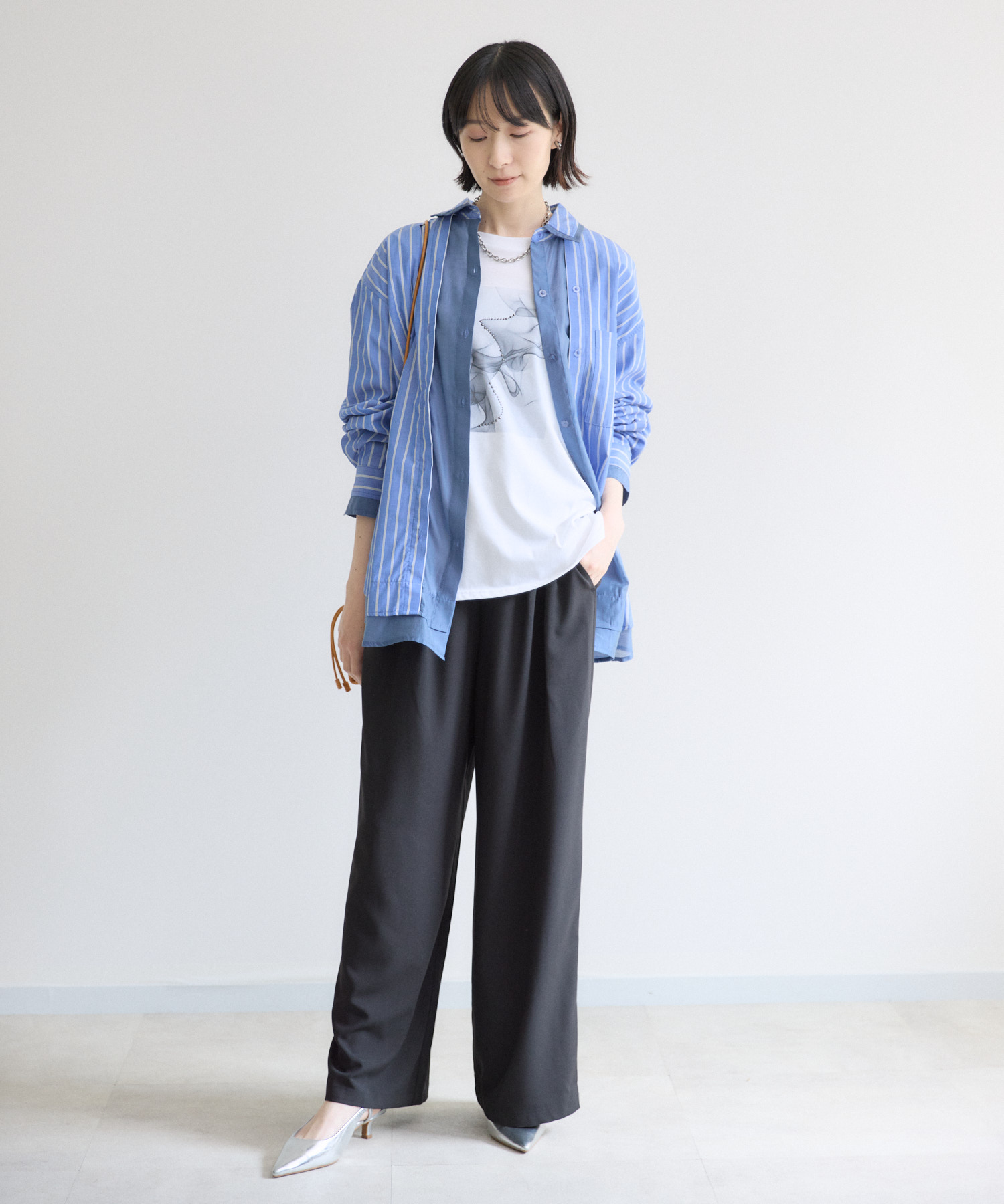 自分丈が見つかる軽やかワイドパンツ | IKG crossing