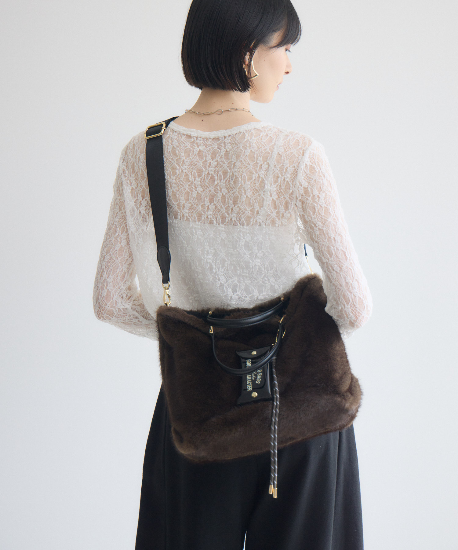 story. ファーリバーシブルバッグ | IKG crossing