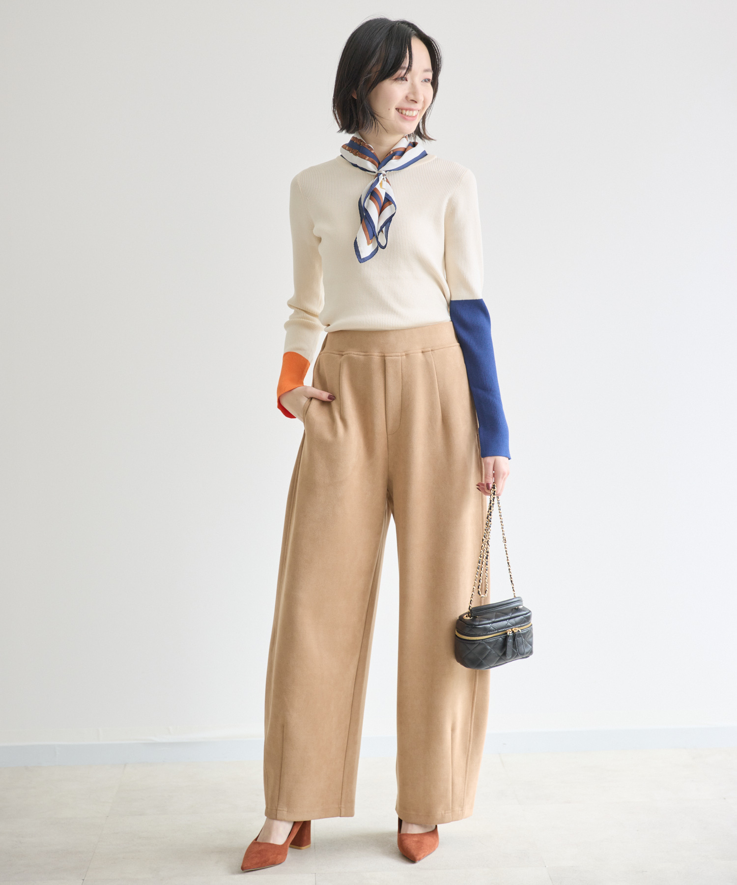 cloche スエードダンボールニットパンツ | IKG crossing