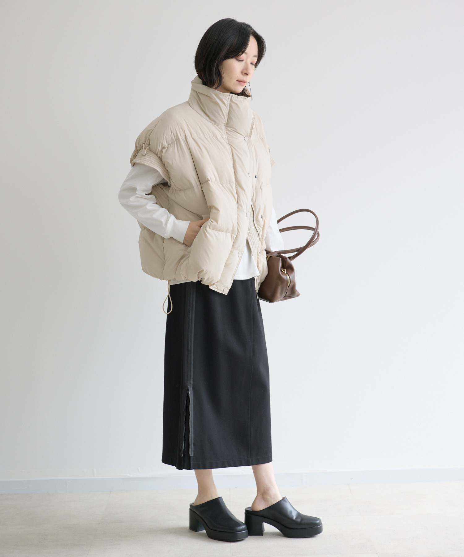 Dignite Collier サイドファスナースカート | IKG crossing