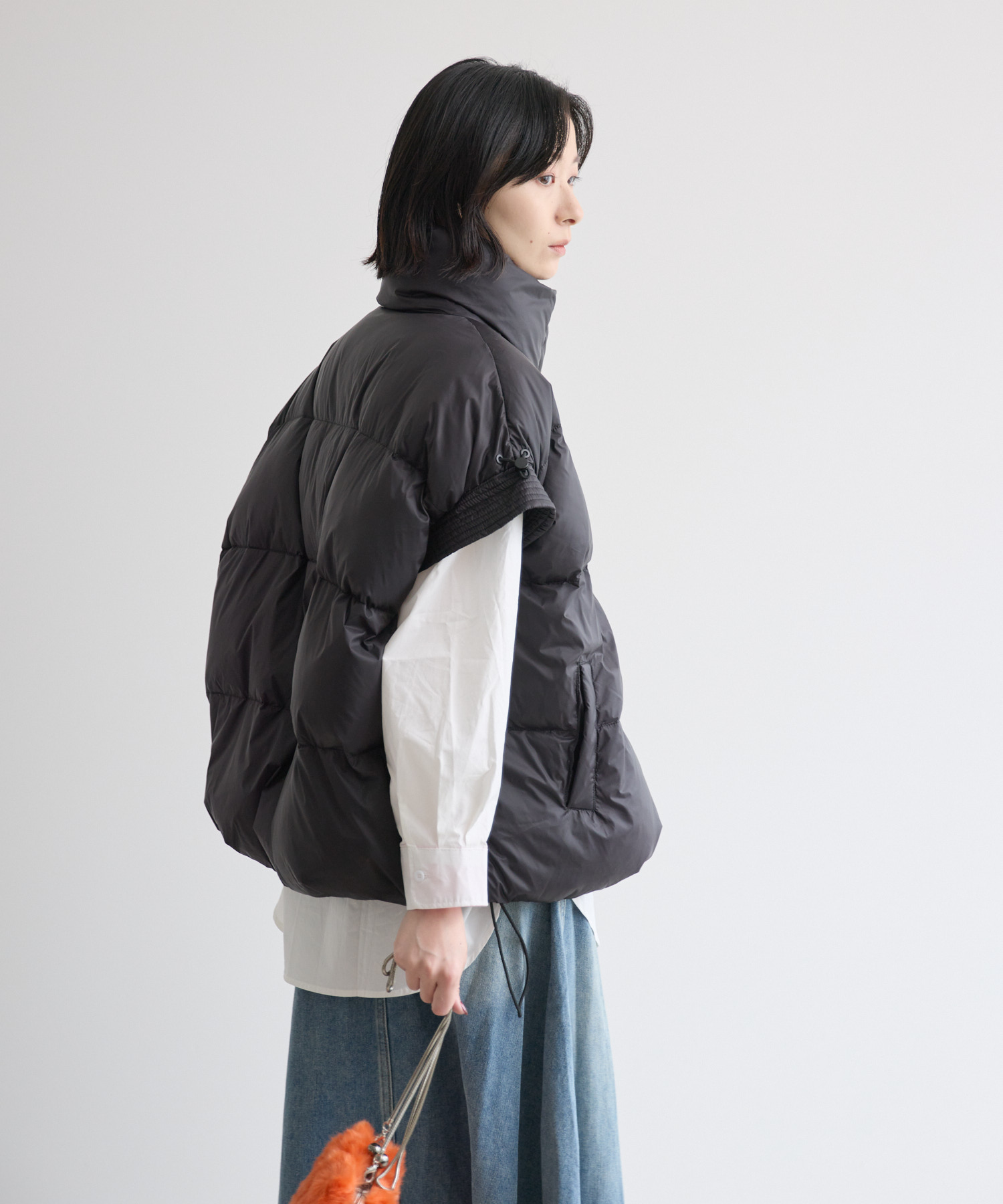 【定価1.5万円】極美品 春 ボリュームダウンベスト ドロストボリュームダウンベスト | IKG crossing