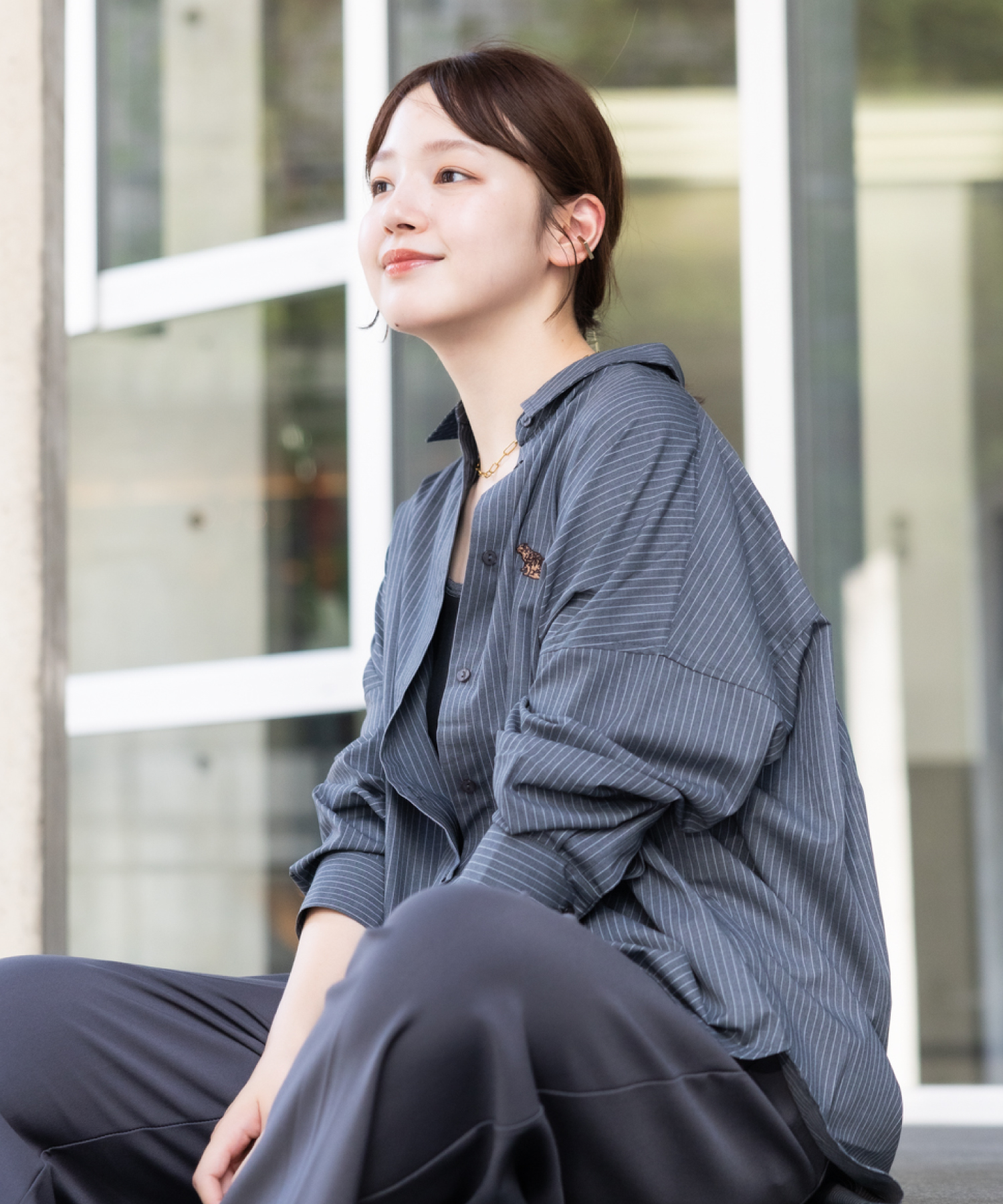 旭山動物園応援商品】アムールヒョウシャツ / meeny miny | IKG crossing