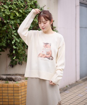 君がいるから』プリントニット / meeny miny | IKG crossing