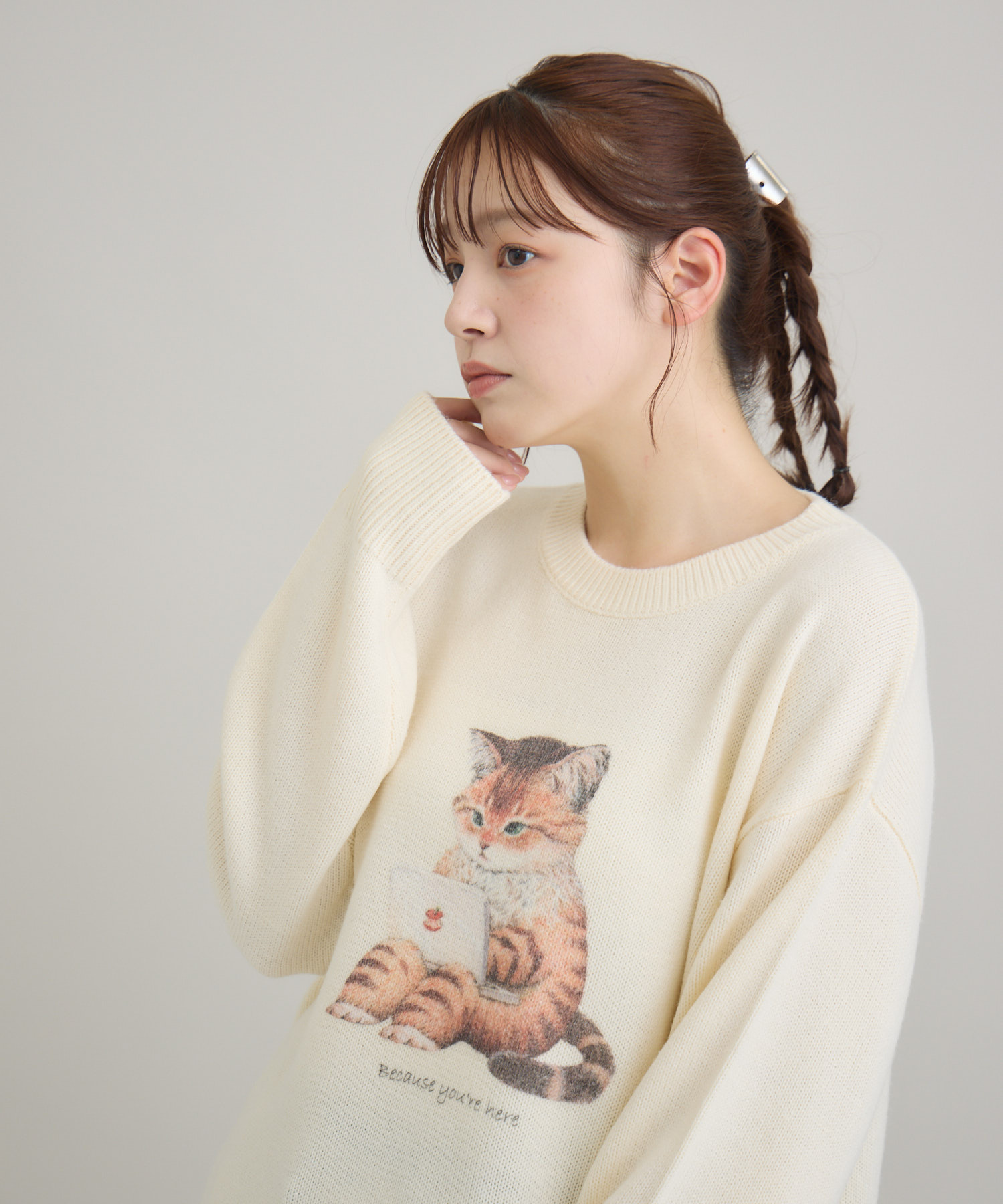 君がいるから』プリントニット / meeny miny | IKG crossing