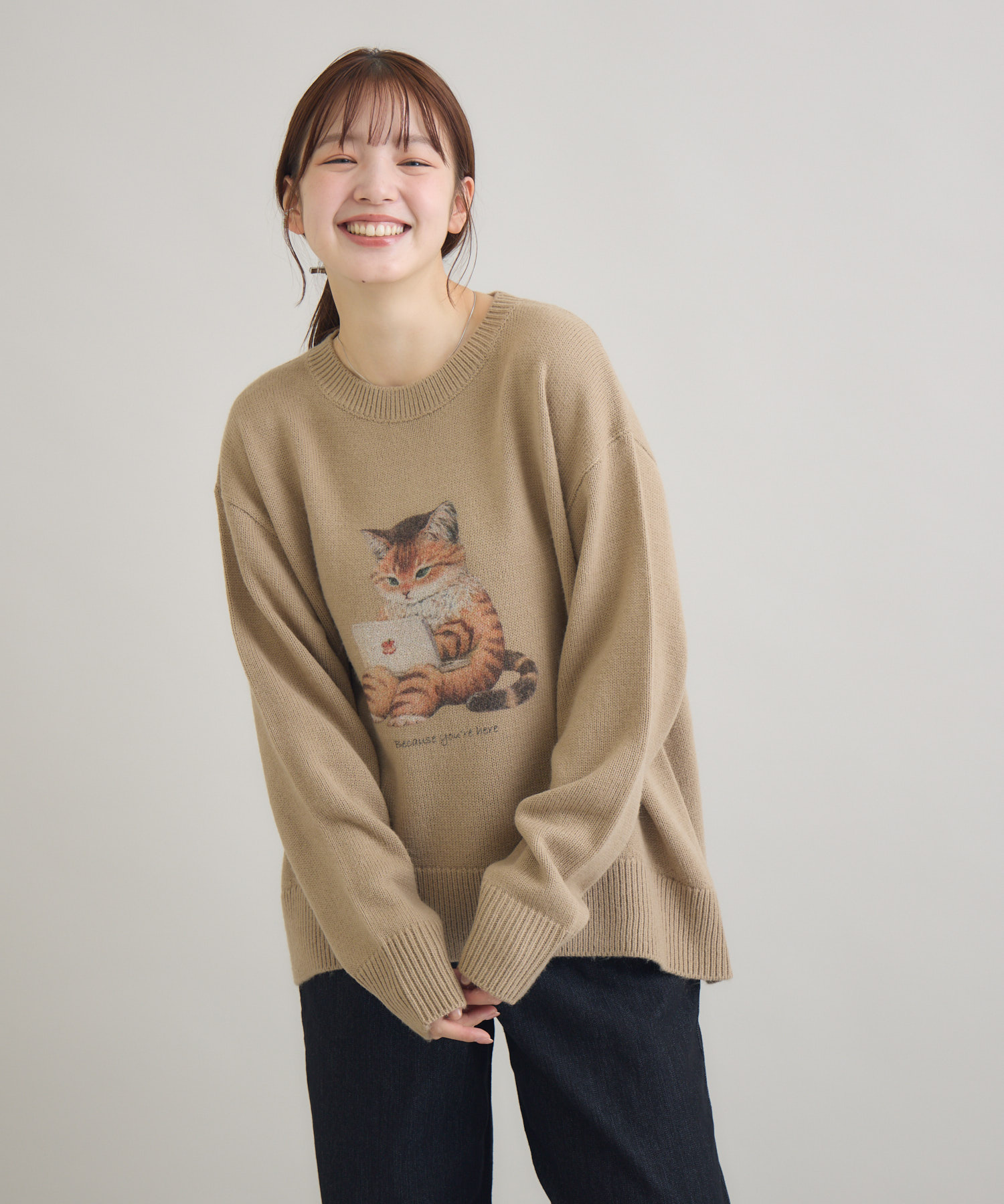 君がいるから』プリントニット / meeny miny | IKG crossing