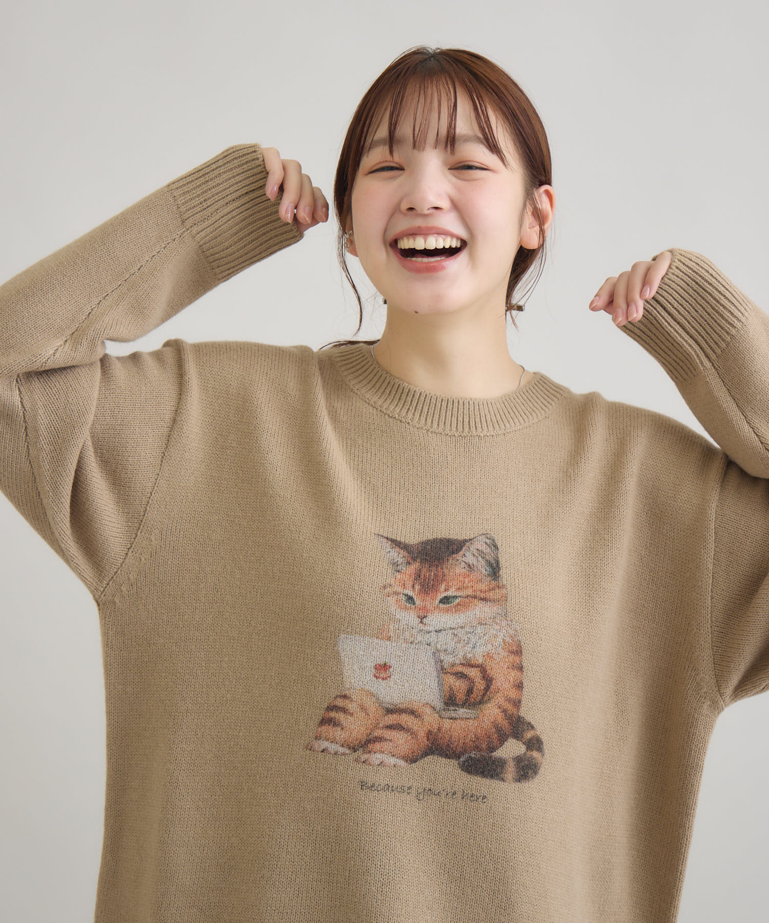 君がいるから』プリントニット / meeny miny | IKG crossing